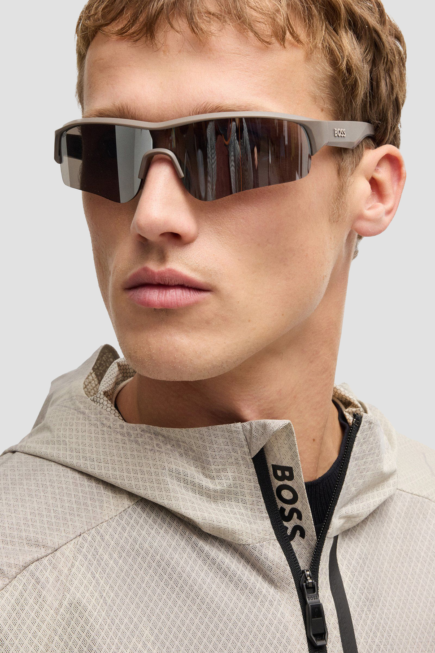 Мужская бежевая ветровка BOSS 50533763;284