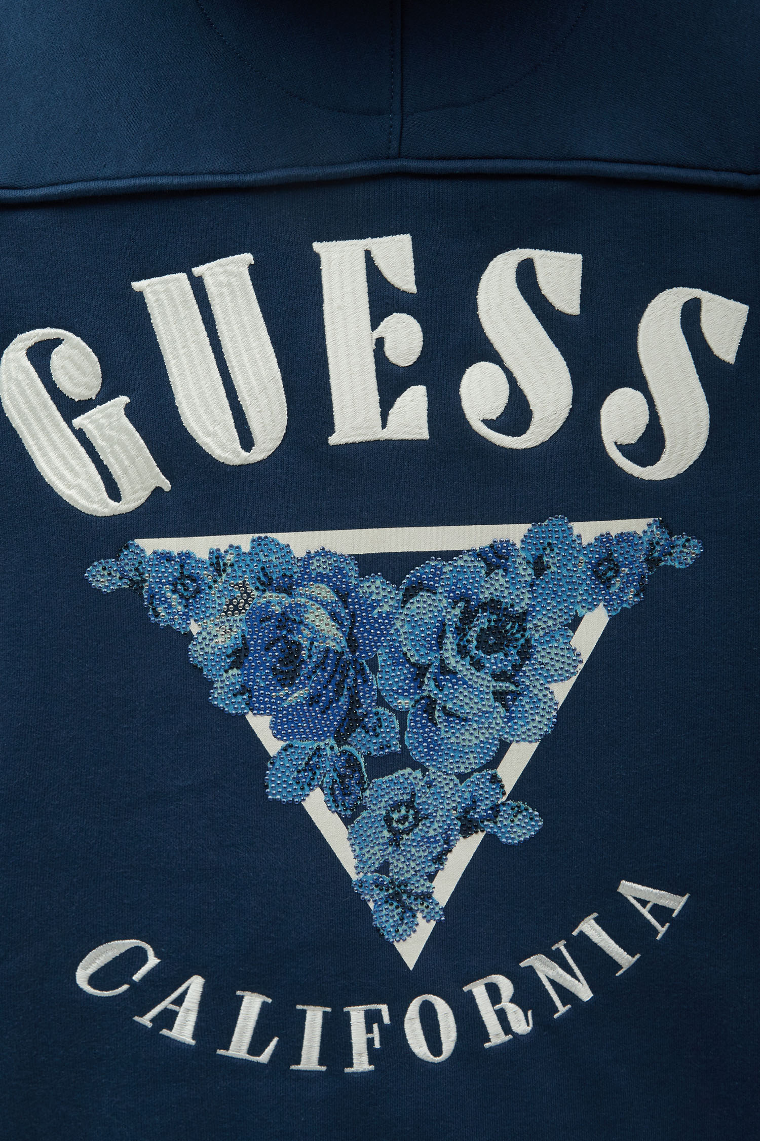 Жіноче темно-синє худі Guess W4BQ05.KBY51;G7J6