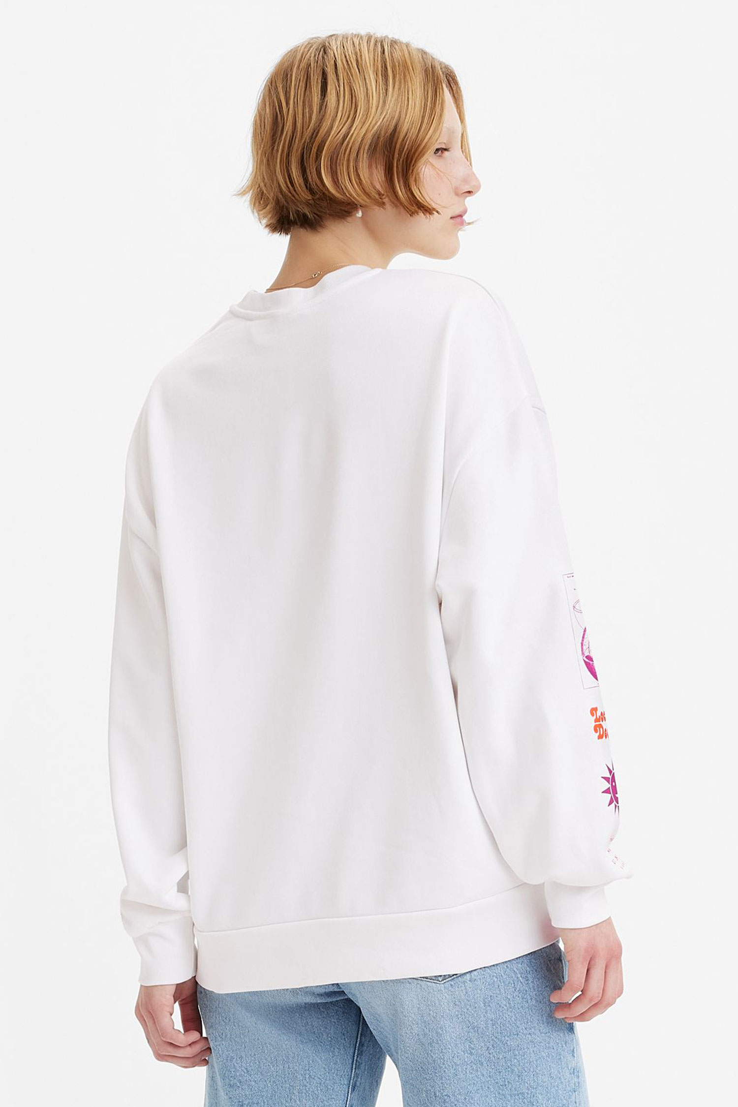 Женский белый свитшот Levi’s® A0888;0053
