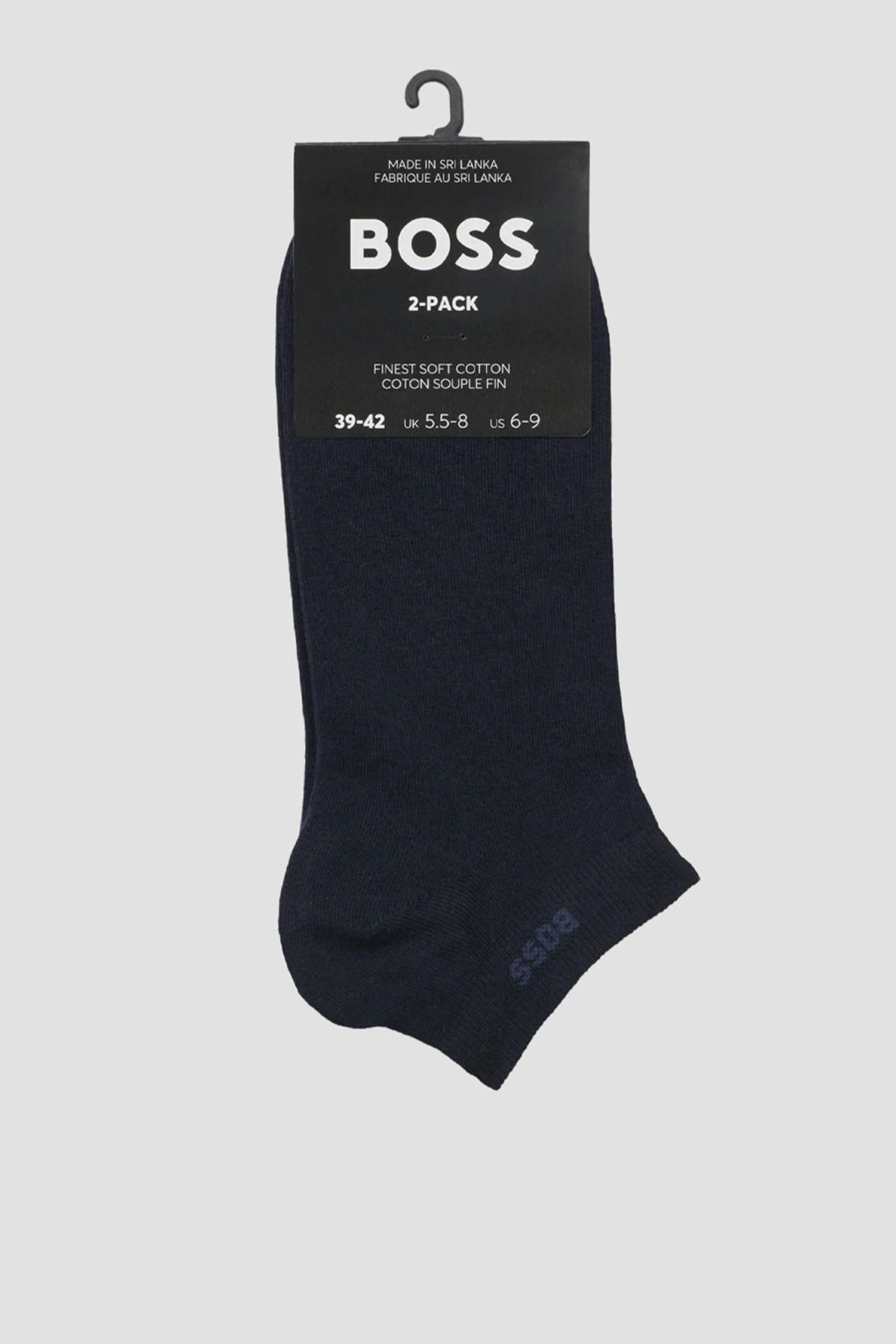 Чоловічі темно-сині шкарпетки (2 пари) BOSS 50469849;401