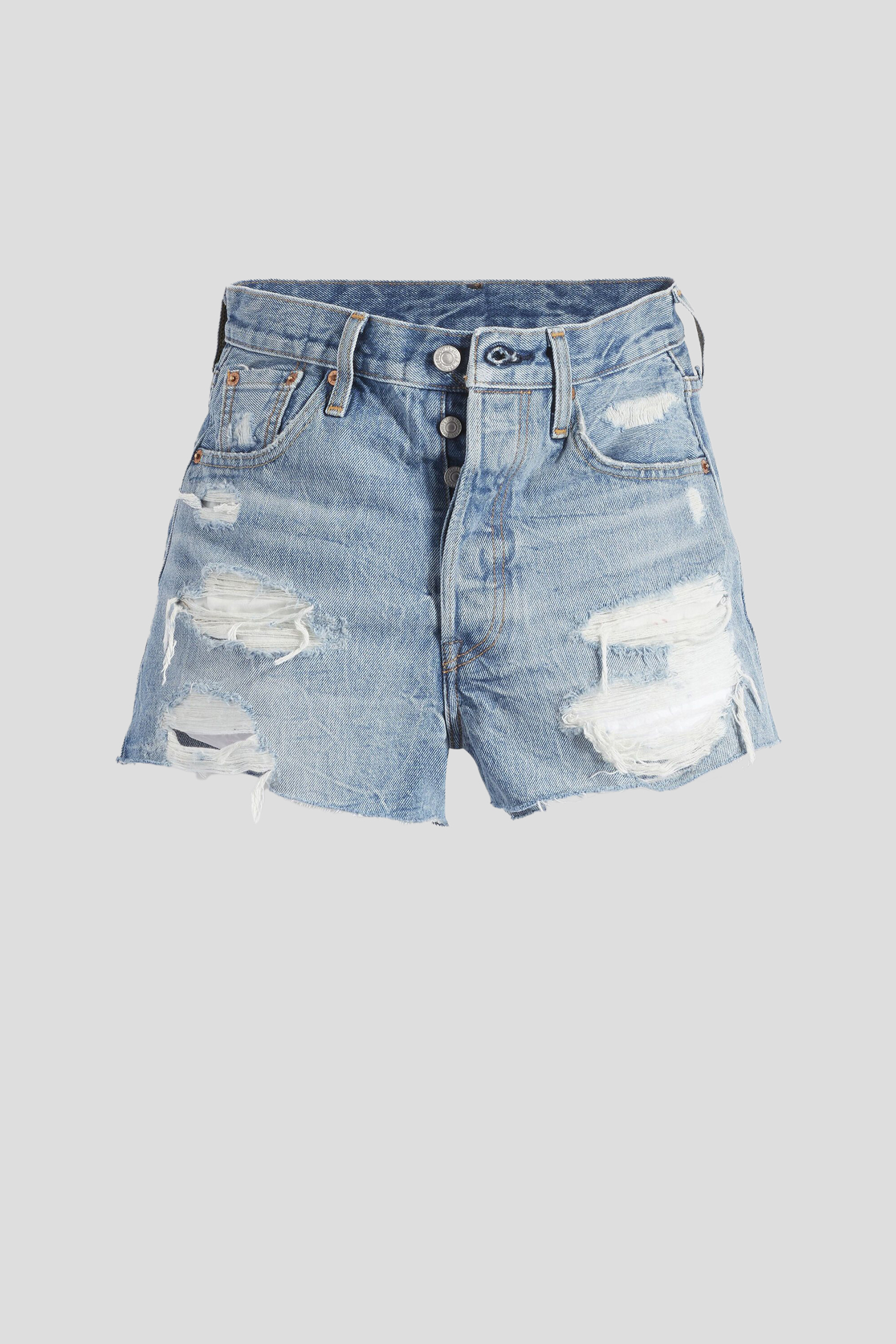 Женские голубые джинсовые шорты 501® Original Fit High Rise Levi’s® 56327;0314