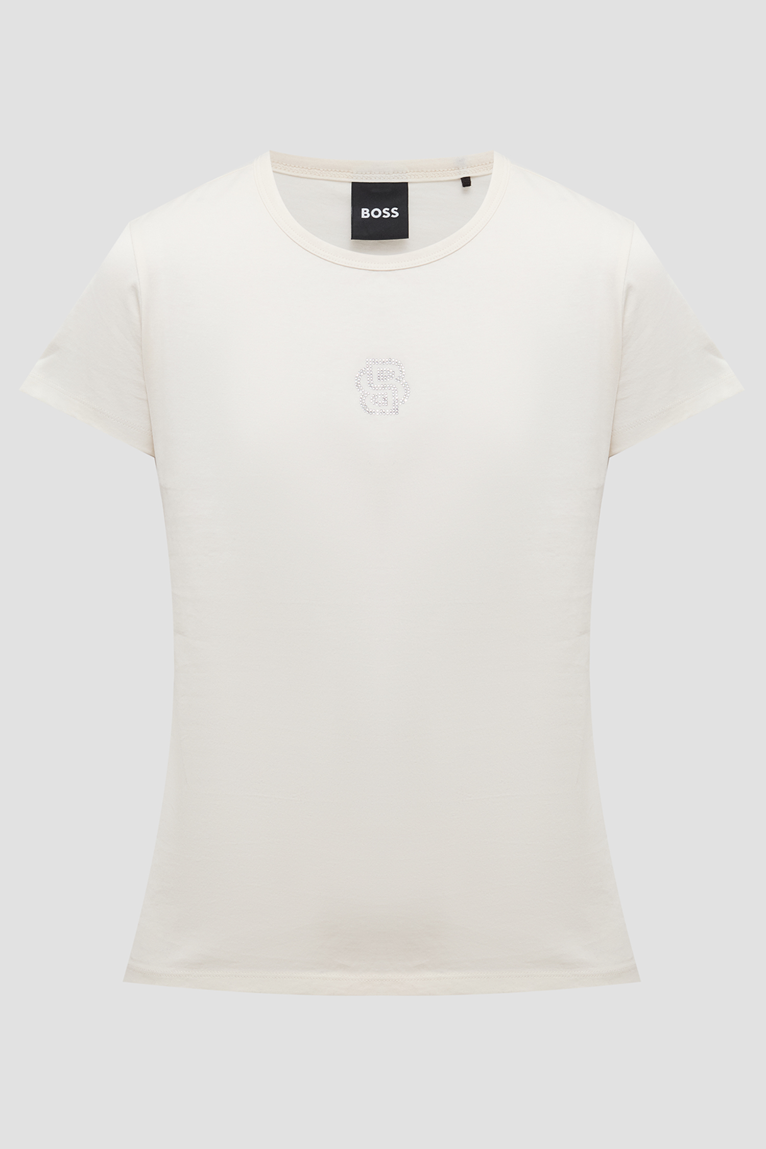 Женская белая футболка BOSS 50537598;118