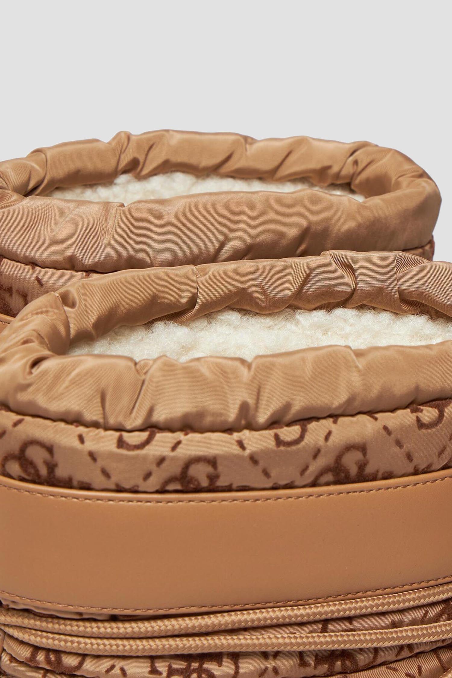 Женские бежевые дутики Guess FL8DRA.FAL10;BEIBR