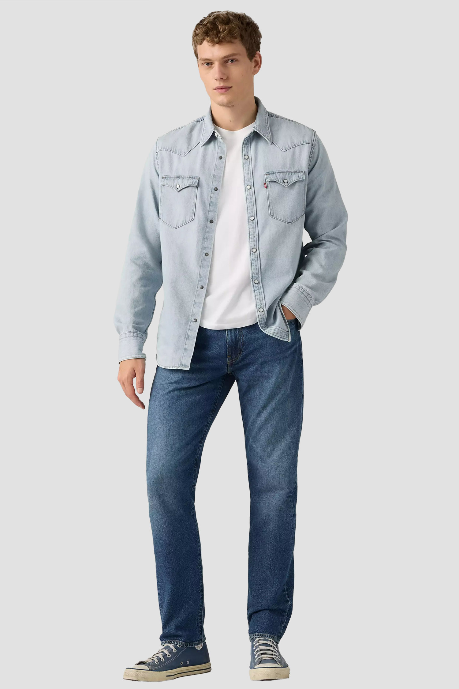 Мужские синие джинсы 502™ Taper Levi’s® 29507;1831