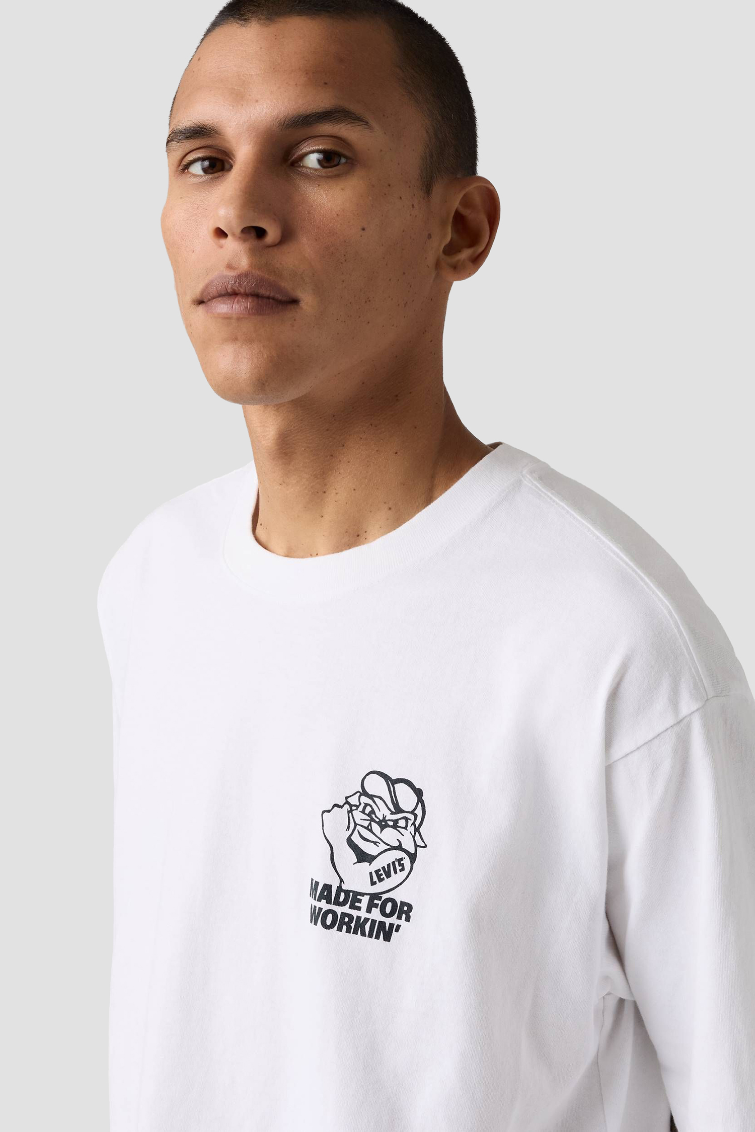 Чоловіча біла футболка Levi’s® 003XL;0006