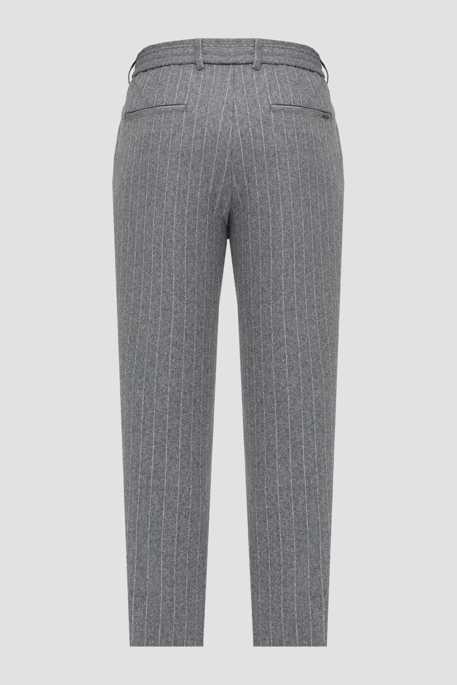 Мужские серые брюки в полоску BOSS 50551518;030