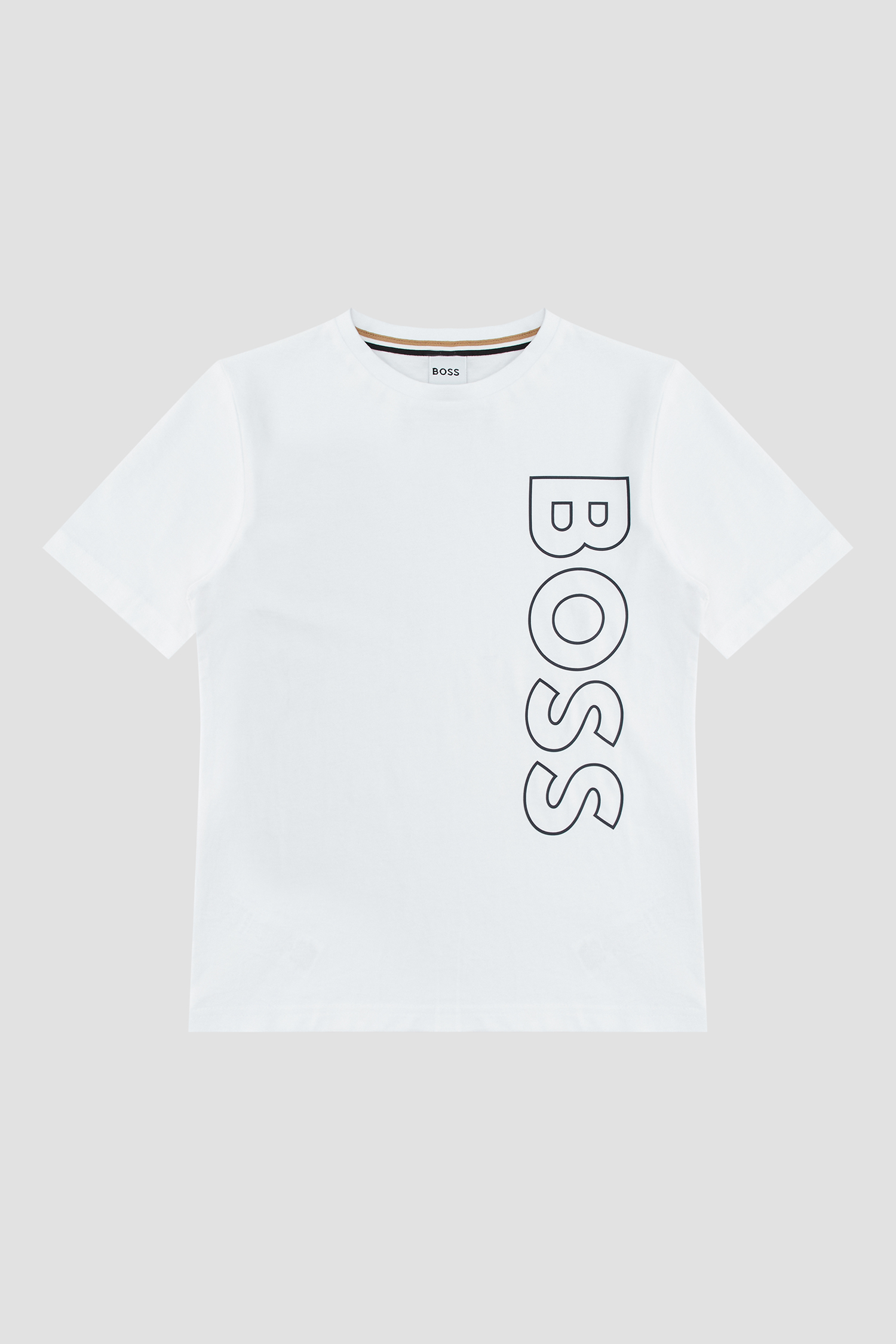 Дитяча біла футболка BOSS kids J25O66;10P