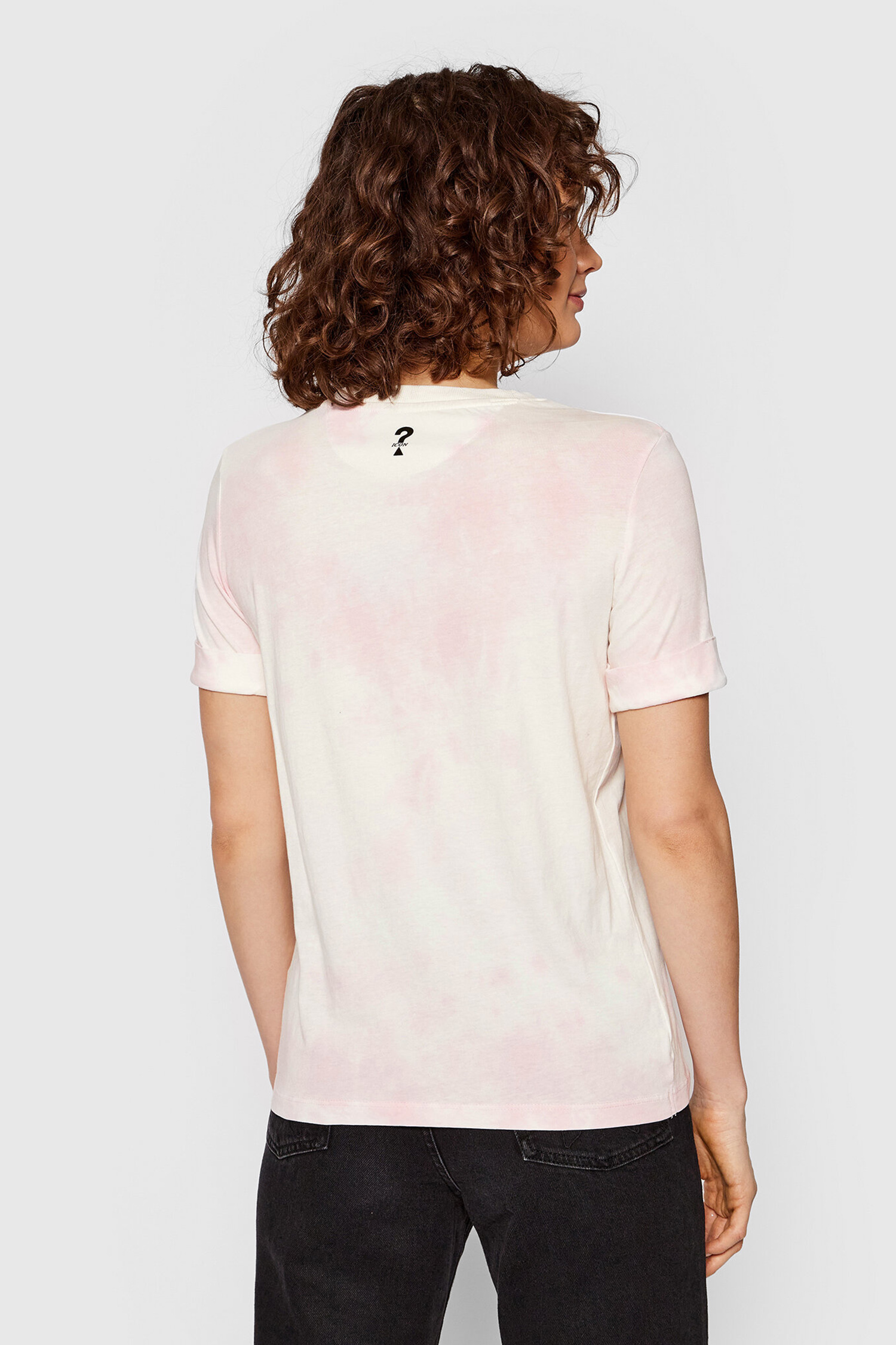 Жіноча пудрова футболка Guess W2GI14.JA900;F61Y