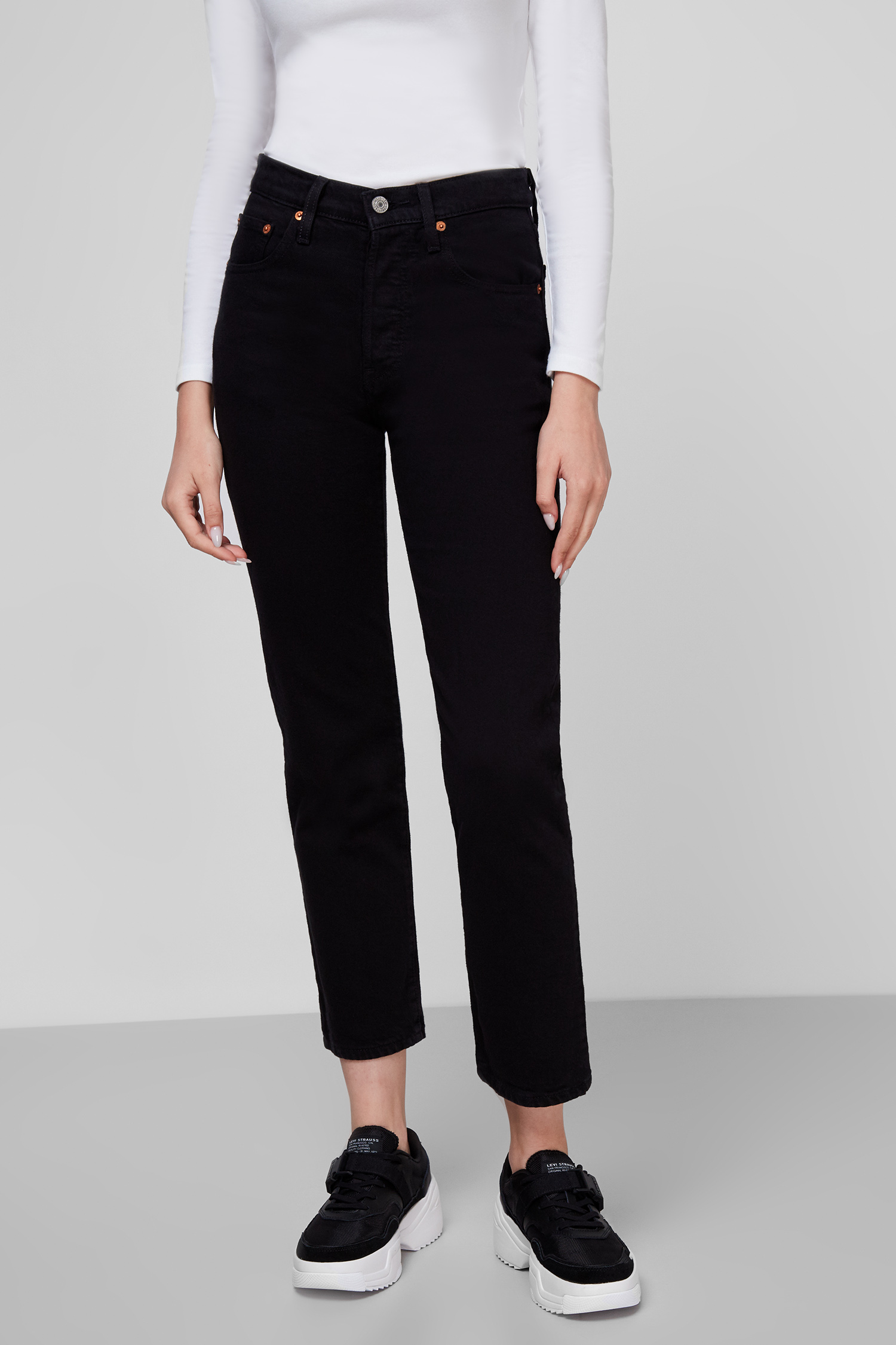 Черные джинсы для девушек 501® Levi’s® 36200;0085