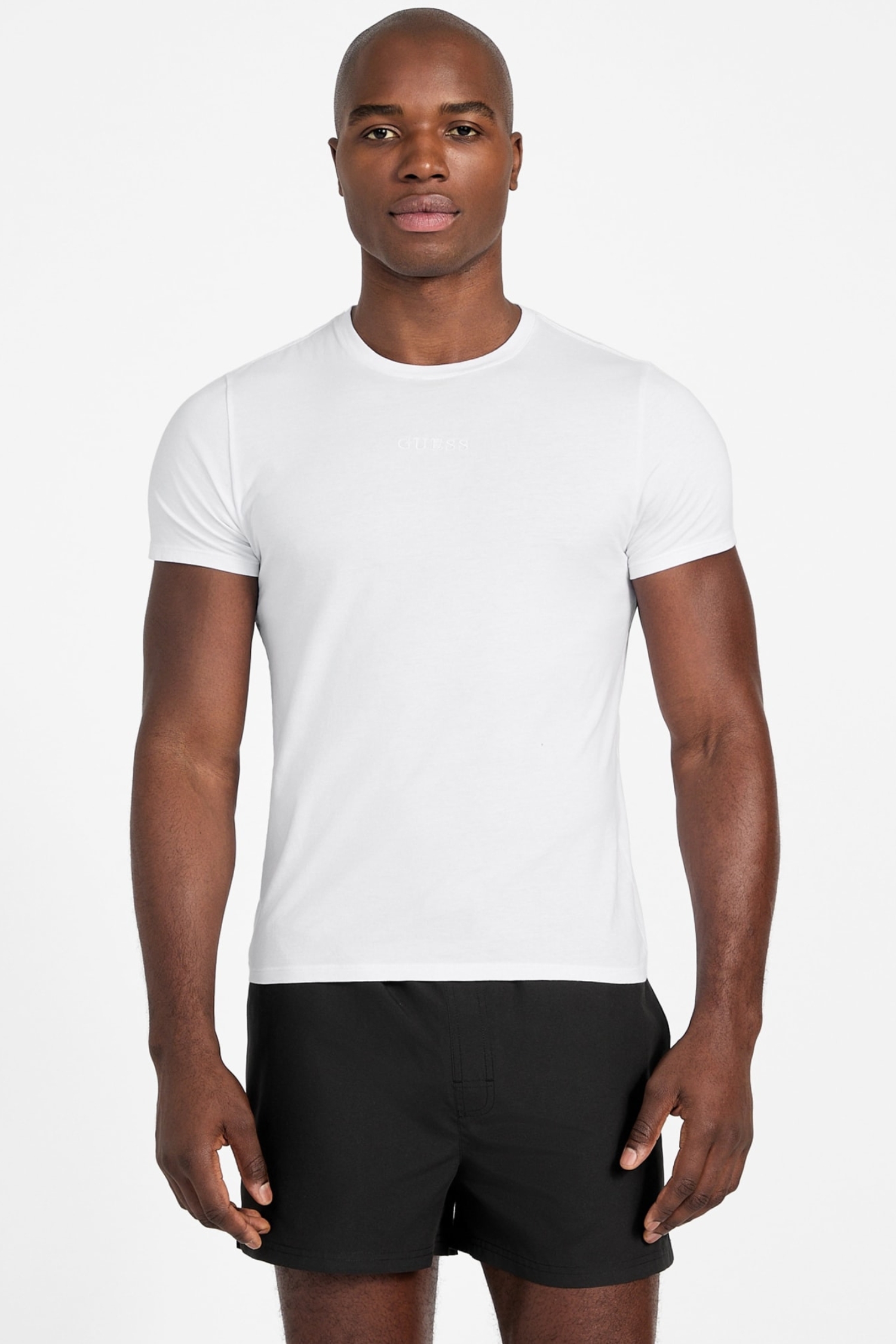 Мужские черные плавательные шорты Guess F4GT00.WG282;JBLK