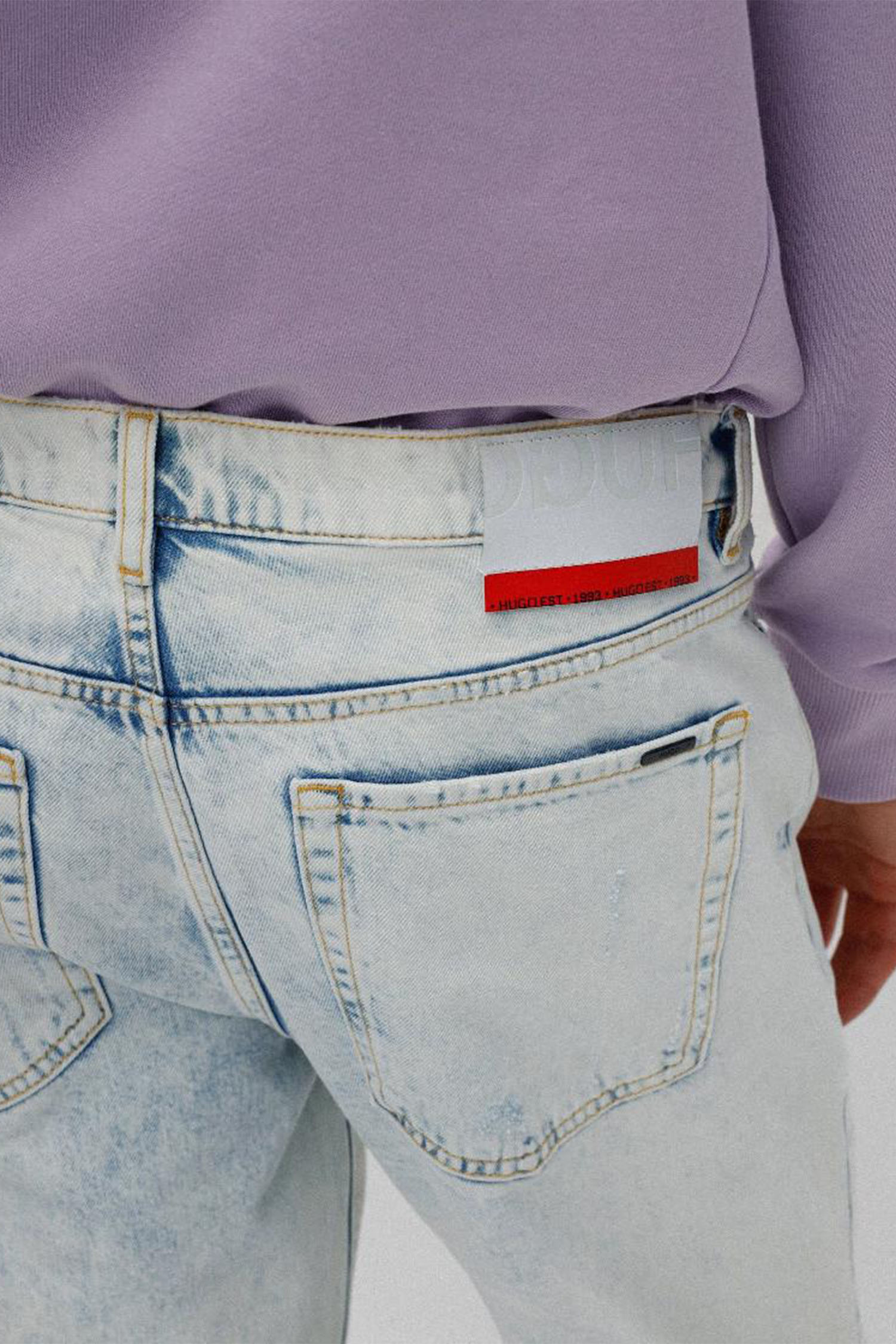 Мужские голубые джинсы HUGO 50466698;450