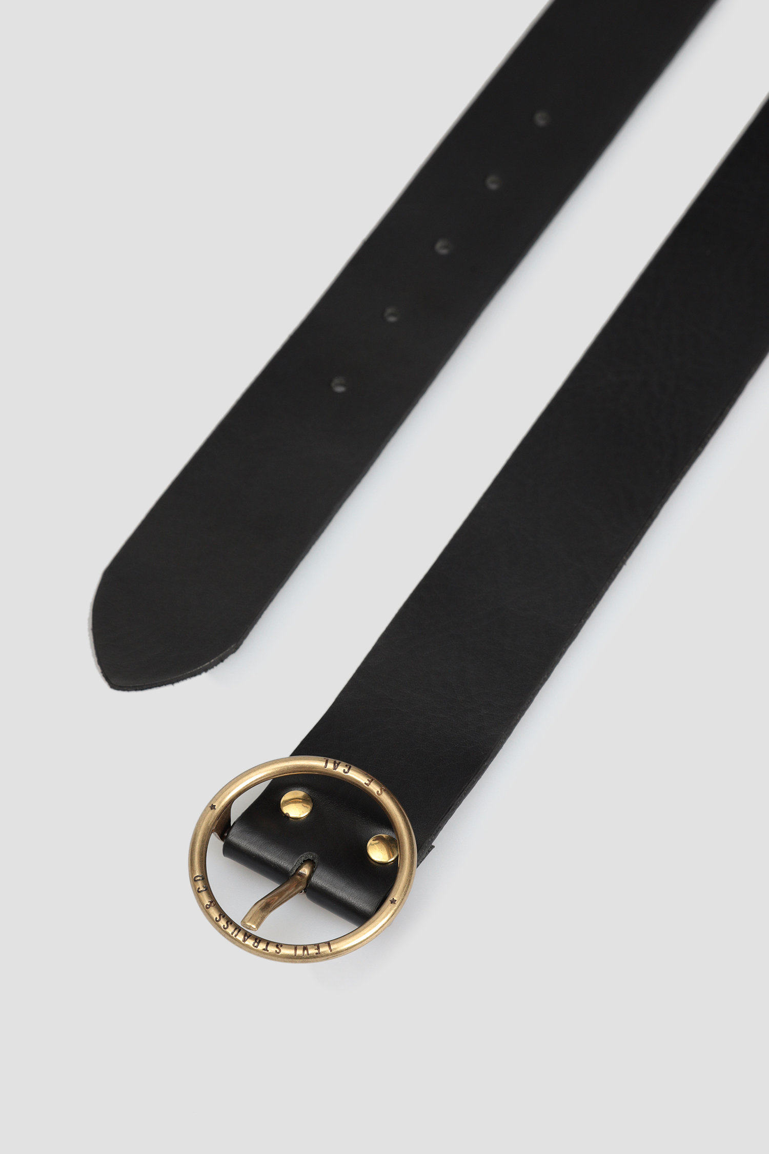 Жіночий чорний шкіряний ремінь Levi’s® 228952;3.59