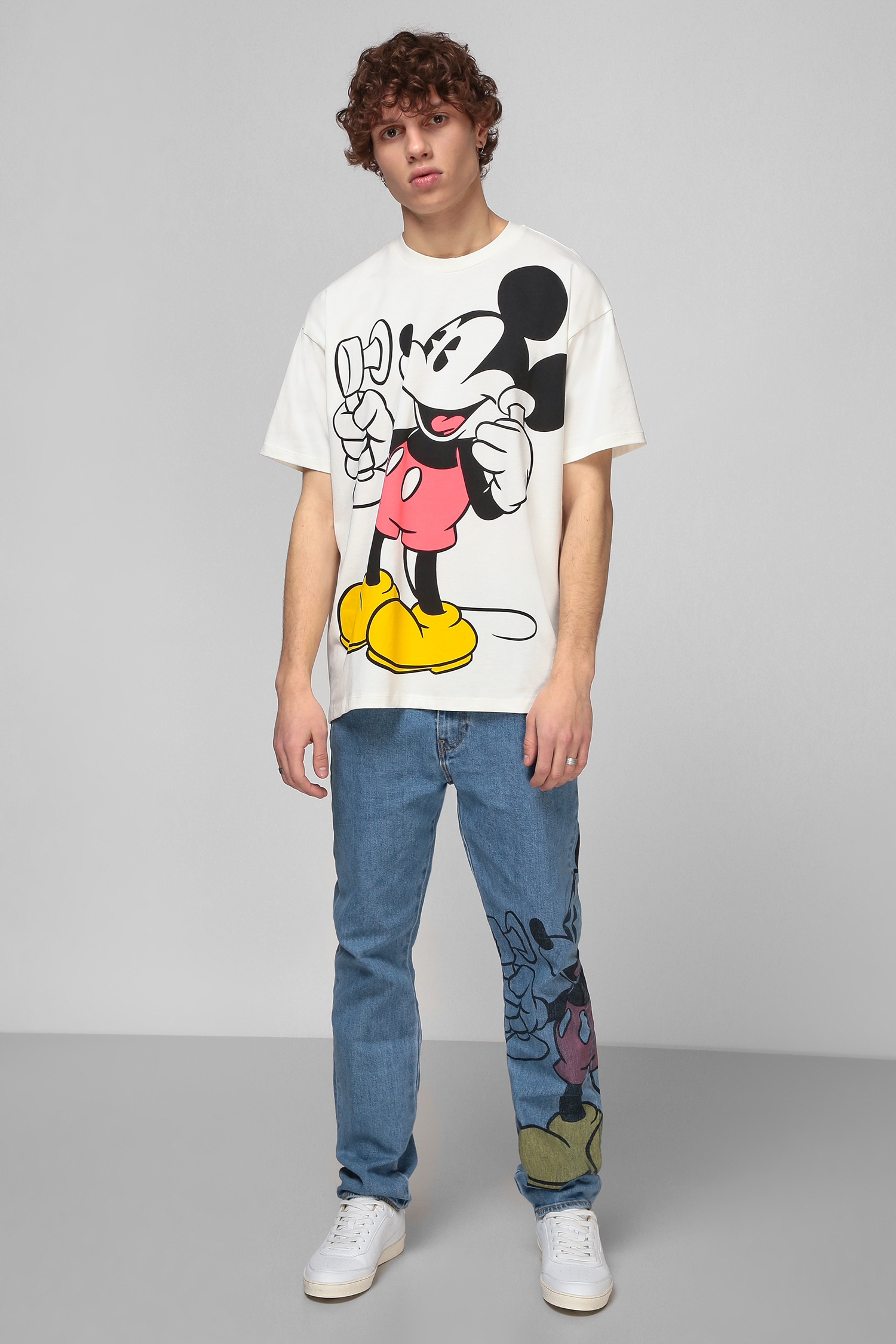 Мужская белая футболка Levi's x Disney Mickey & Friends Levi’s® A0612;0001