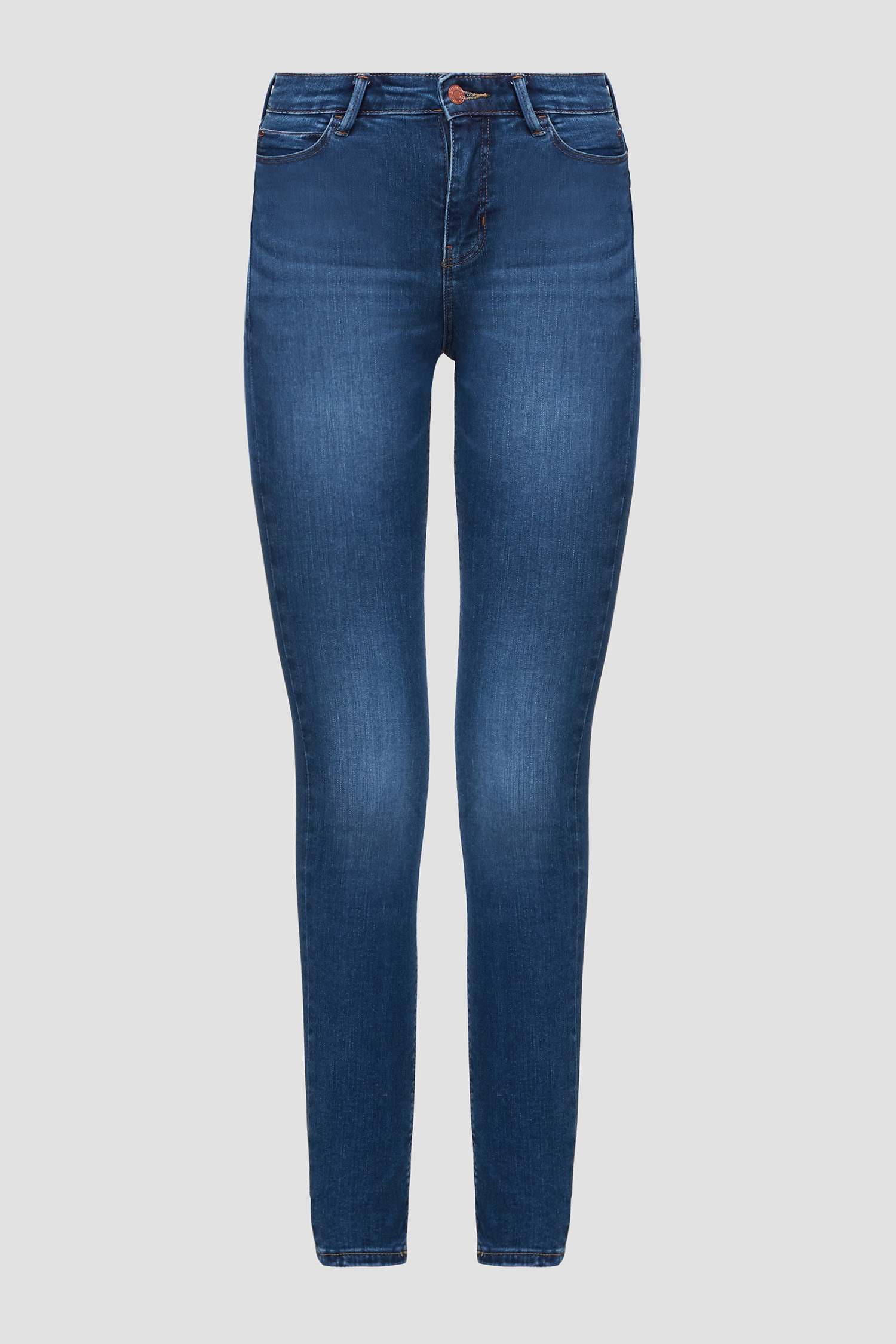 Синие джинсы High-Rise Skinny для девушек Guess W0YA46.D4484;SHEF