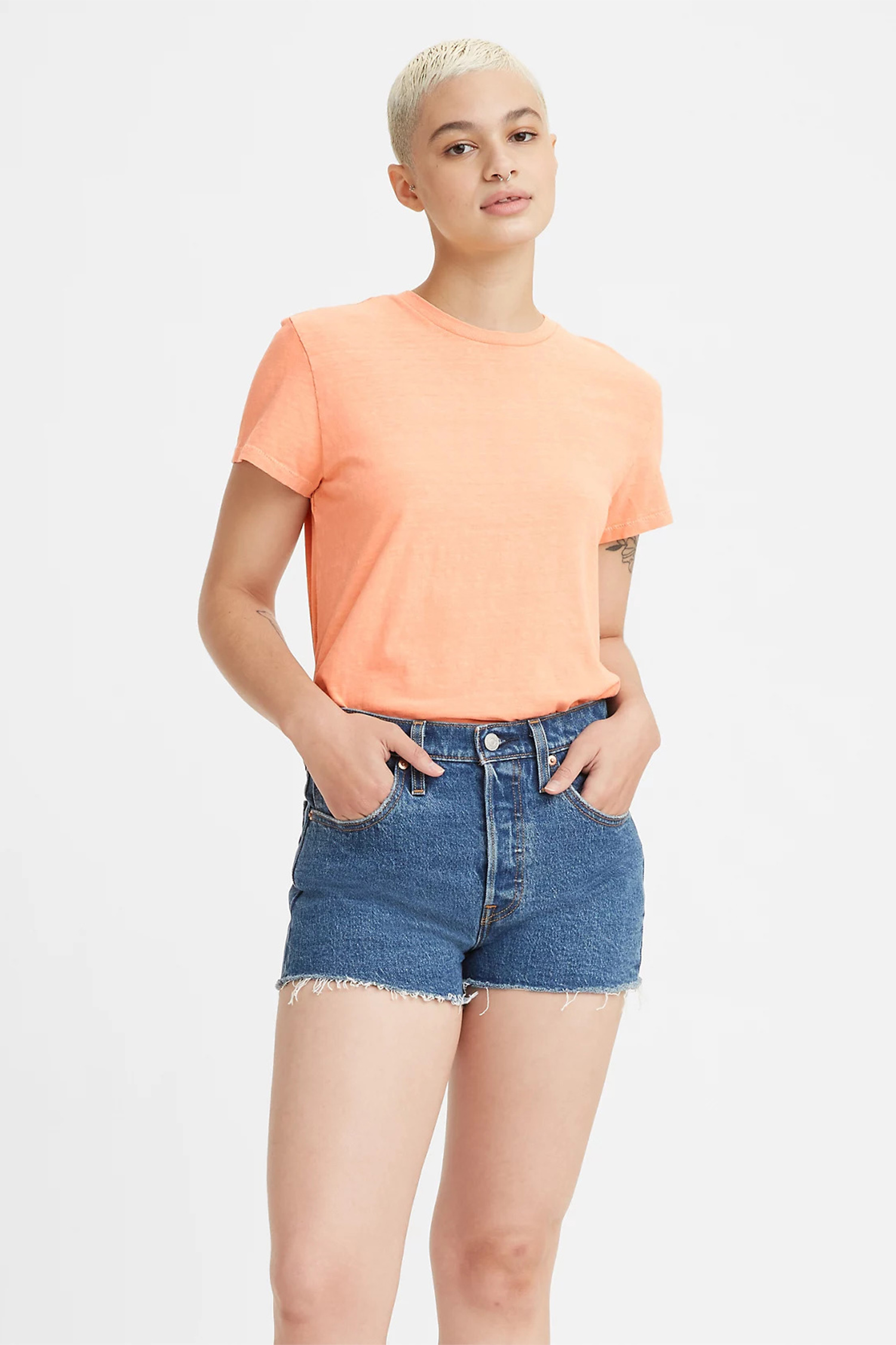 Женская персиковая футболка Levi’s® A1712;0010