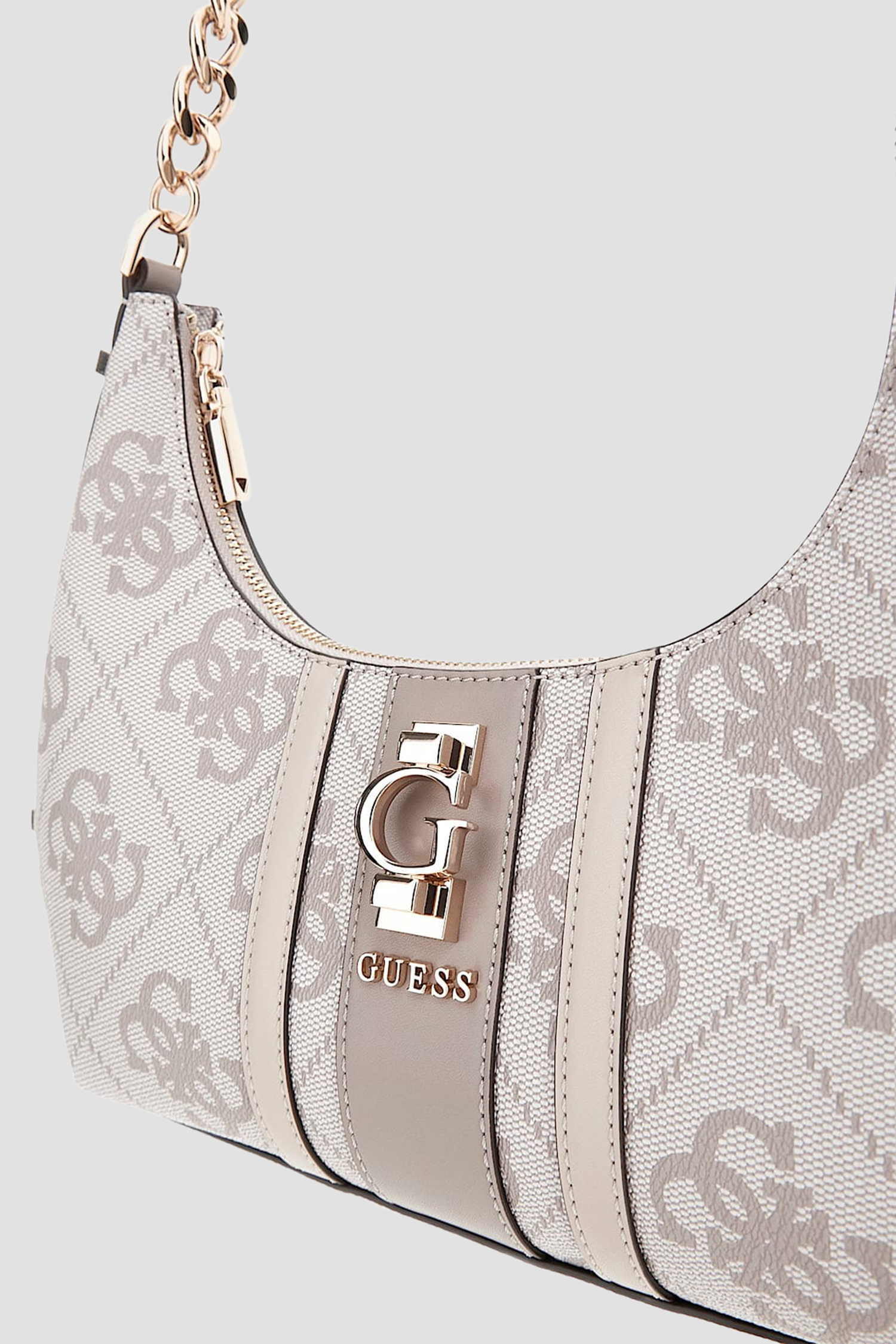 Женская бежевая сумка с узором Guess HWSO78.38180;DKO