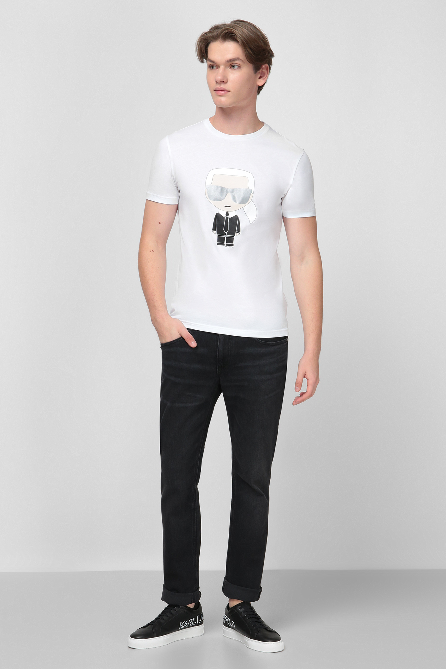 Белая футболка для парней Karl Lagerfeld 501251.755061;10