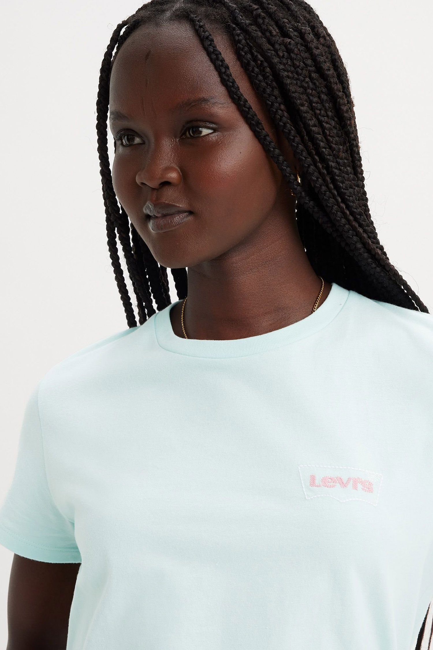 Женская голубая футболка Levi’s® 17369;2455