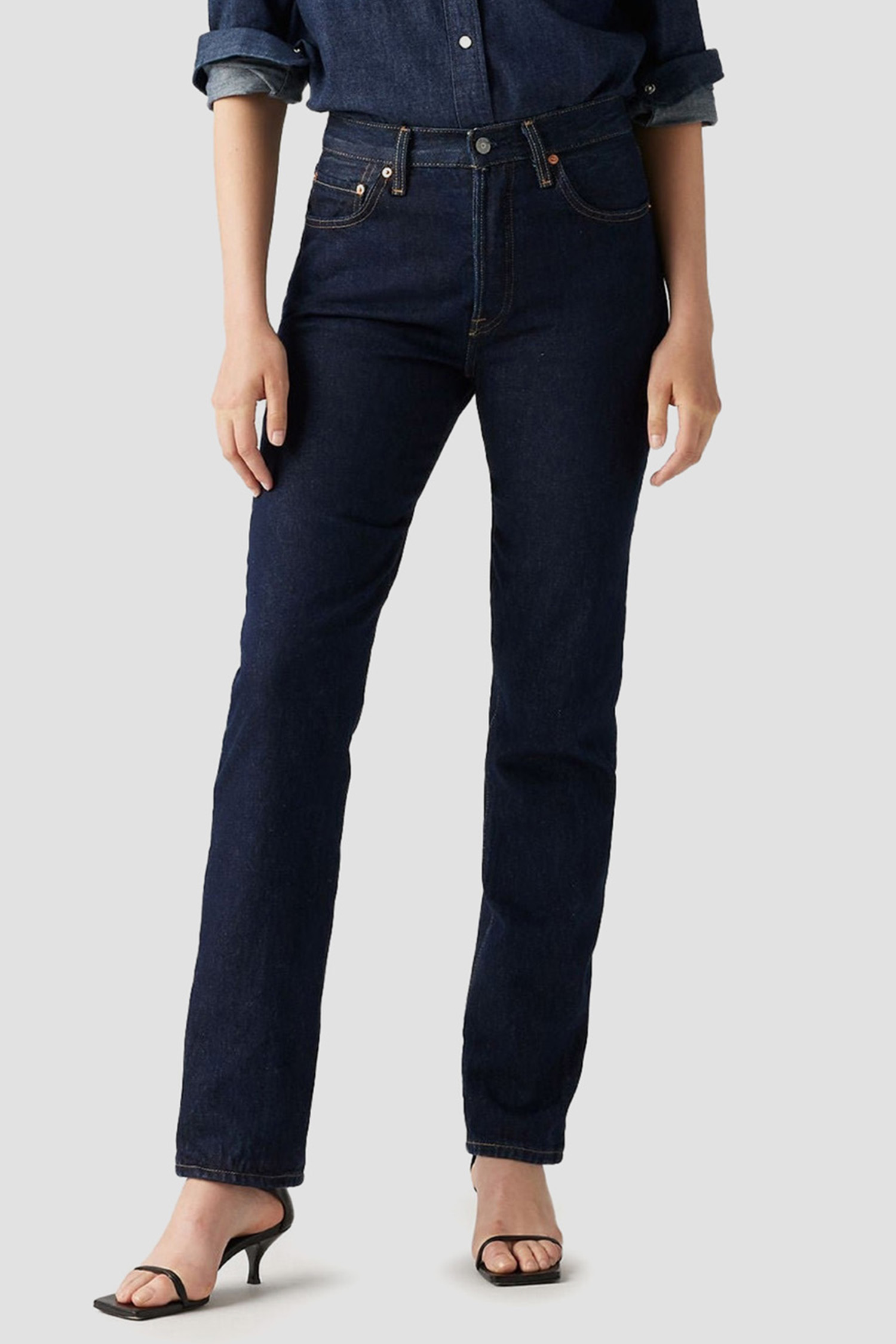 Женские темно-синие джинсы 501® Original Levi’s® 12501;0384