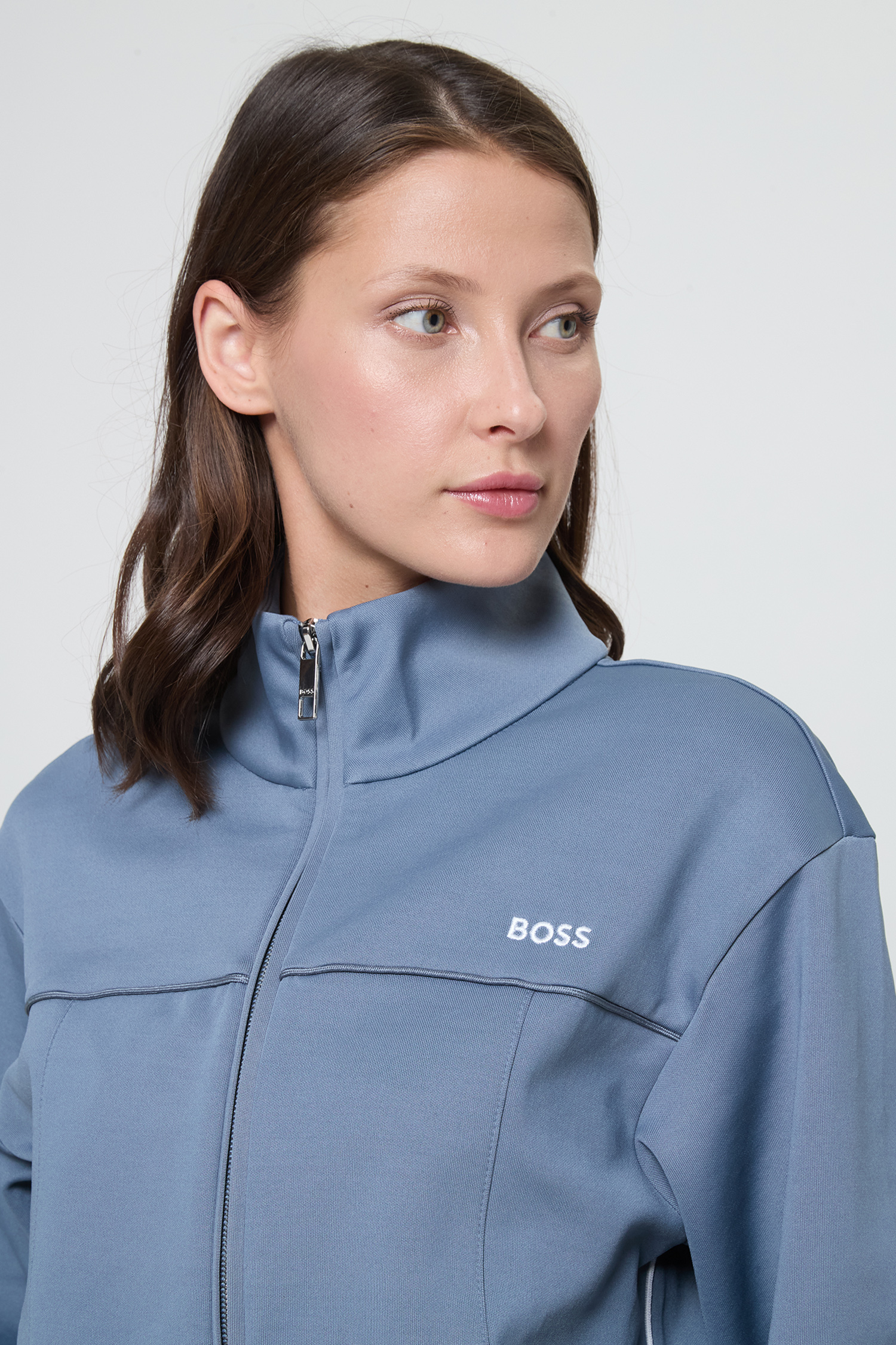 Жіноча синя спортивна кофта BOSS 50544177;475
