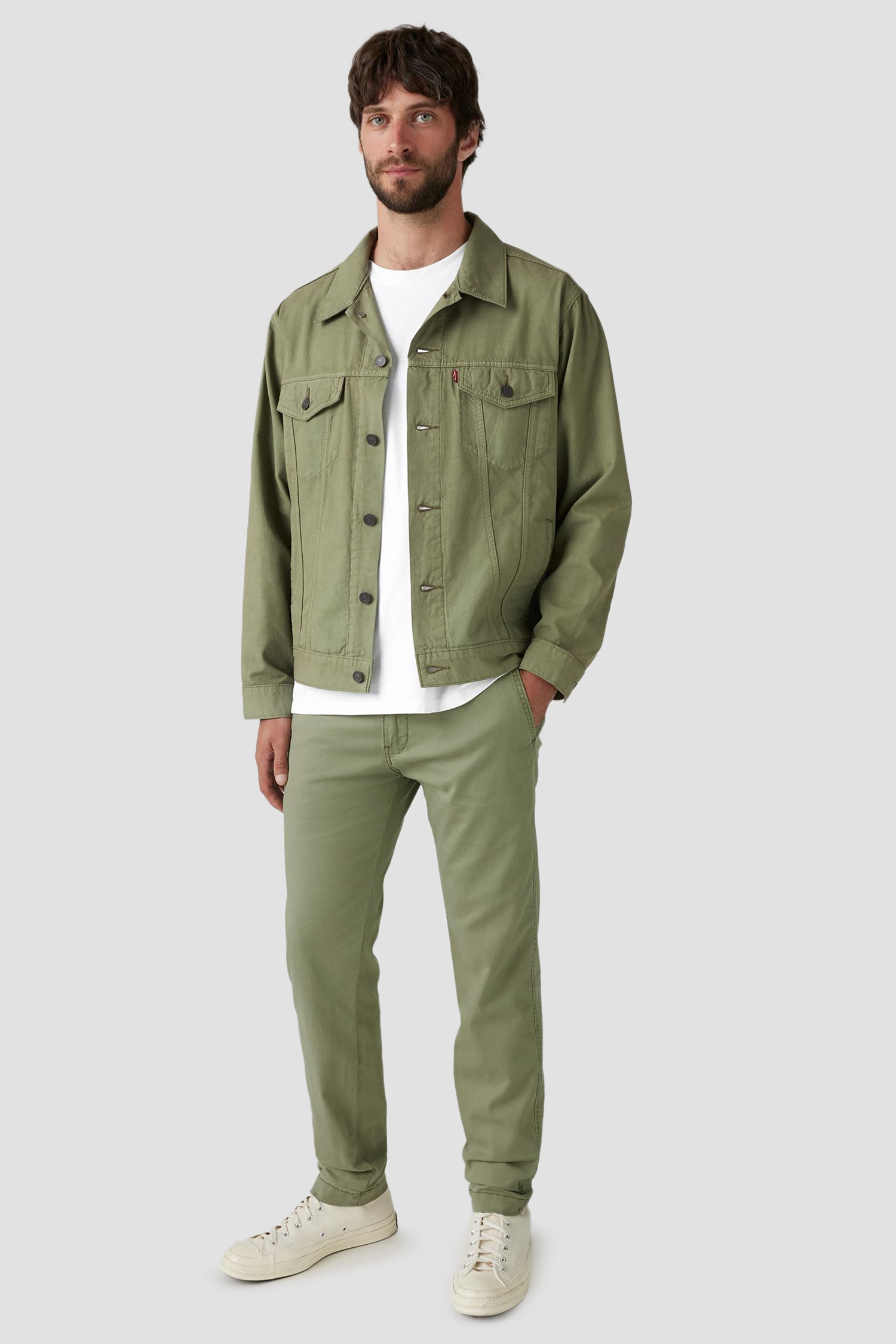 Мужские зеленые чиносы Levi’s® 17196;0154