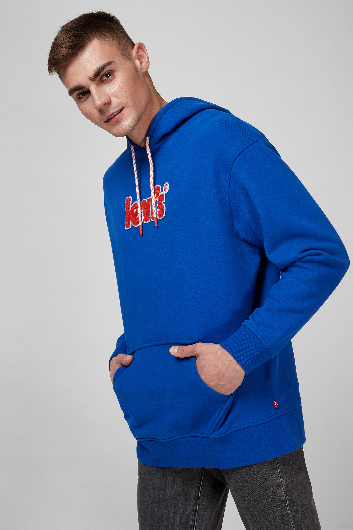 Мужское синее худи Levi’s® 38479;0084 — Ultrashop