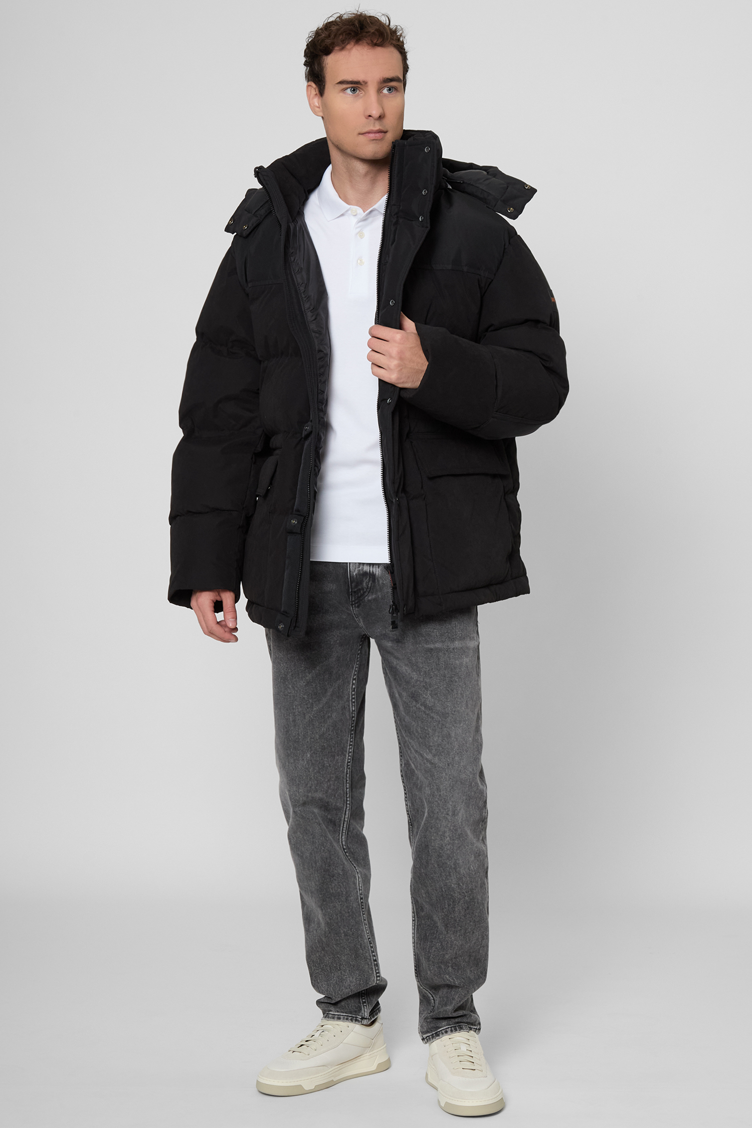 Мужская черная куртка BOSS 50543609;001