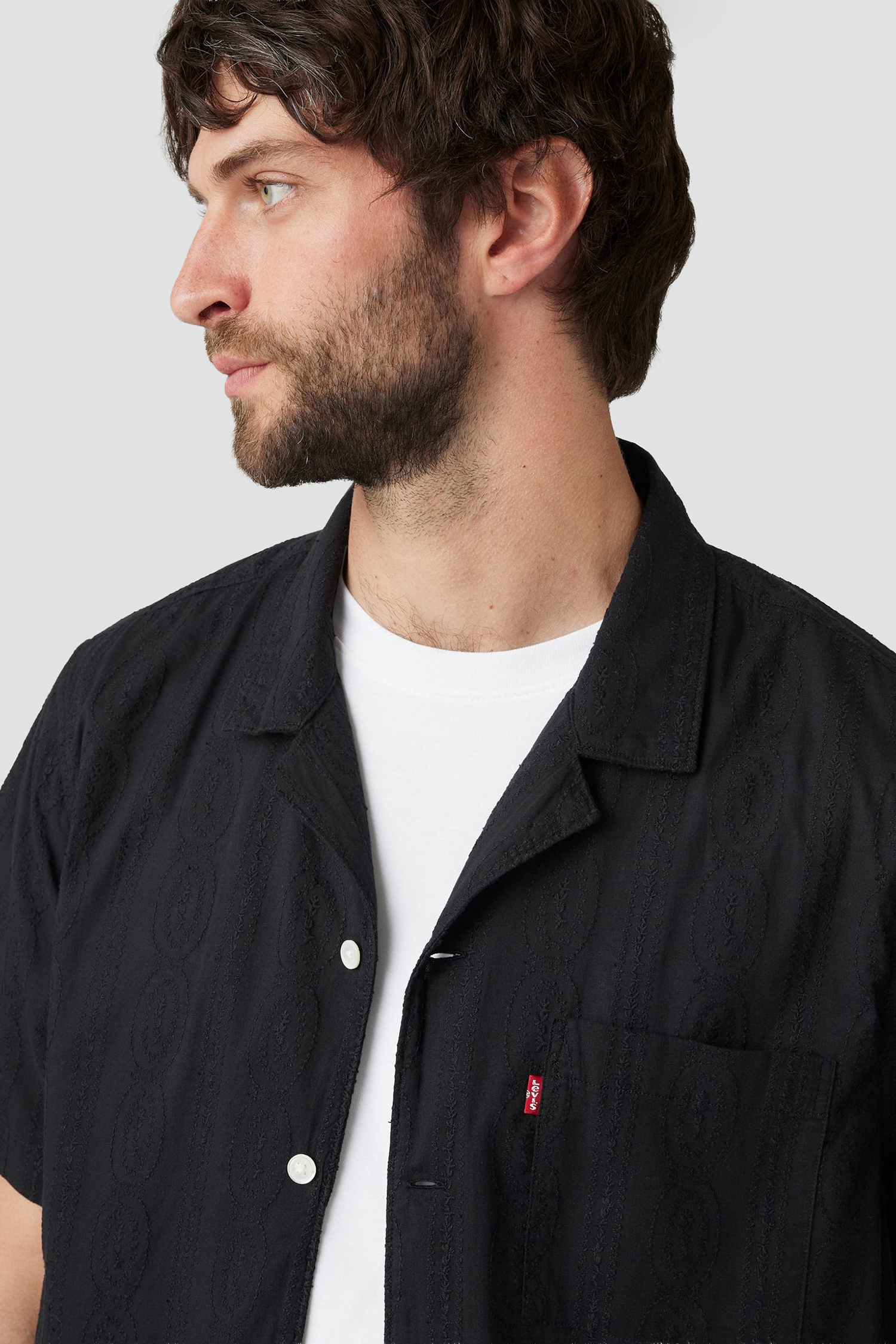 Мужская черная рубашка Levi’s® 72625;0115