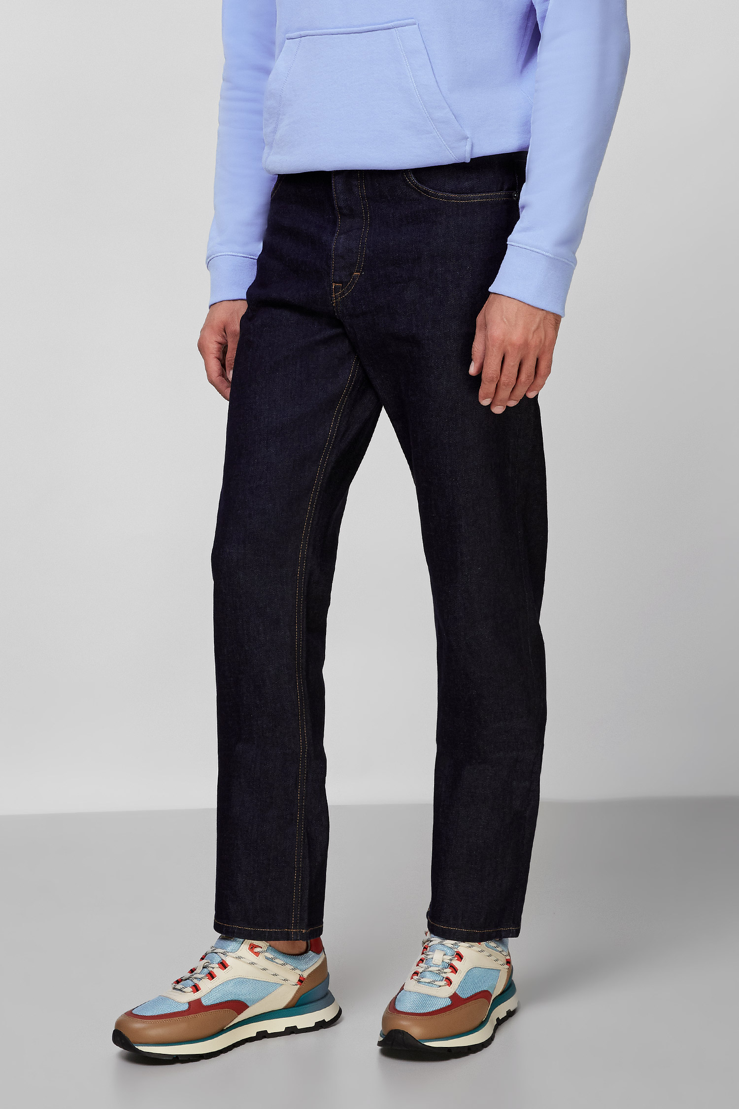 Мужские темно-синие джинсы BOSS 50400074;410