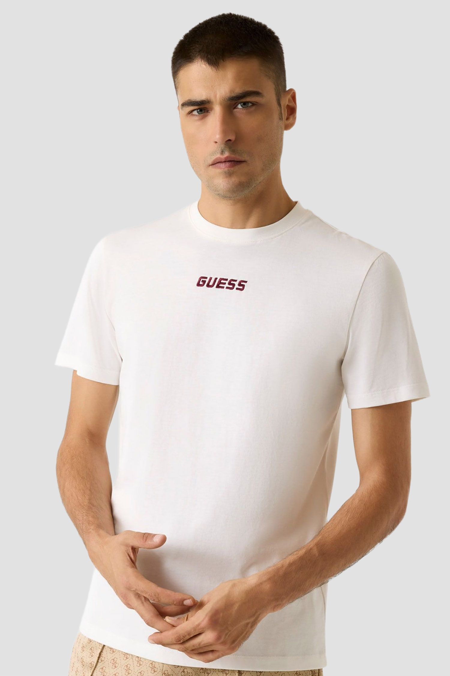 Чоловіча біла футболка Guess Z6RI00.I3Z14;G018