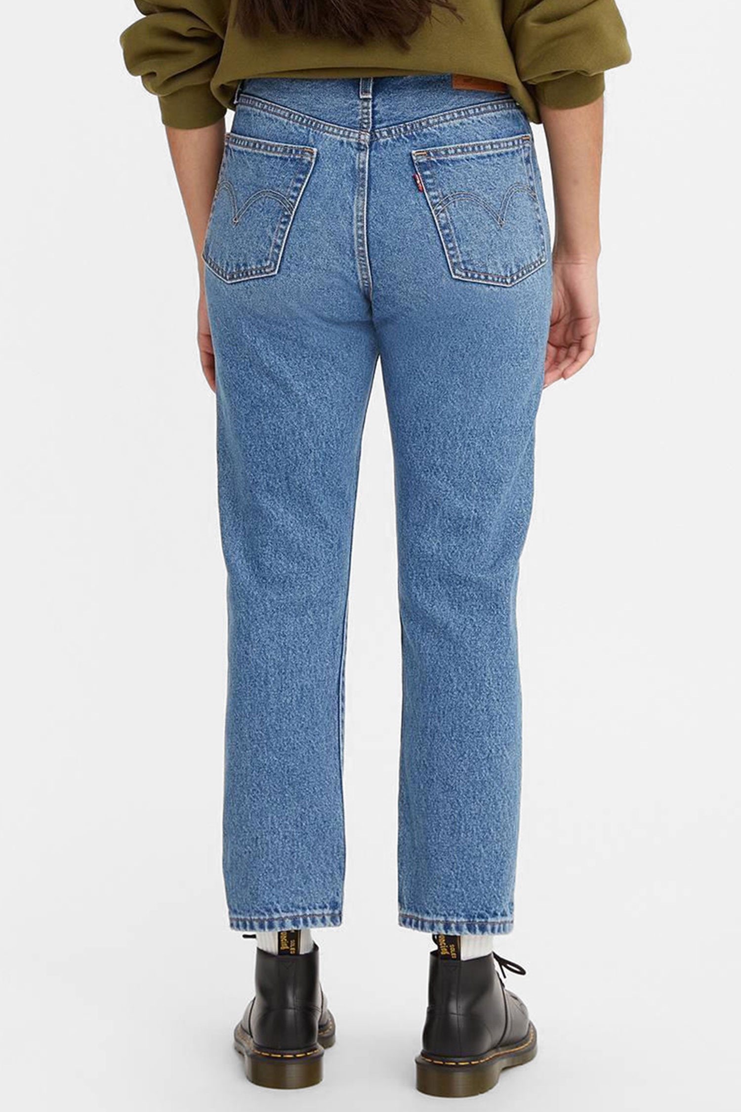 Жіночі блакитні джинси 501® Straight Crop Levi’s® 36200;0236