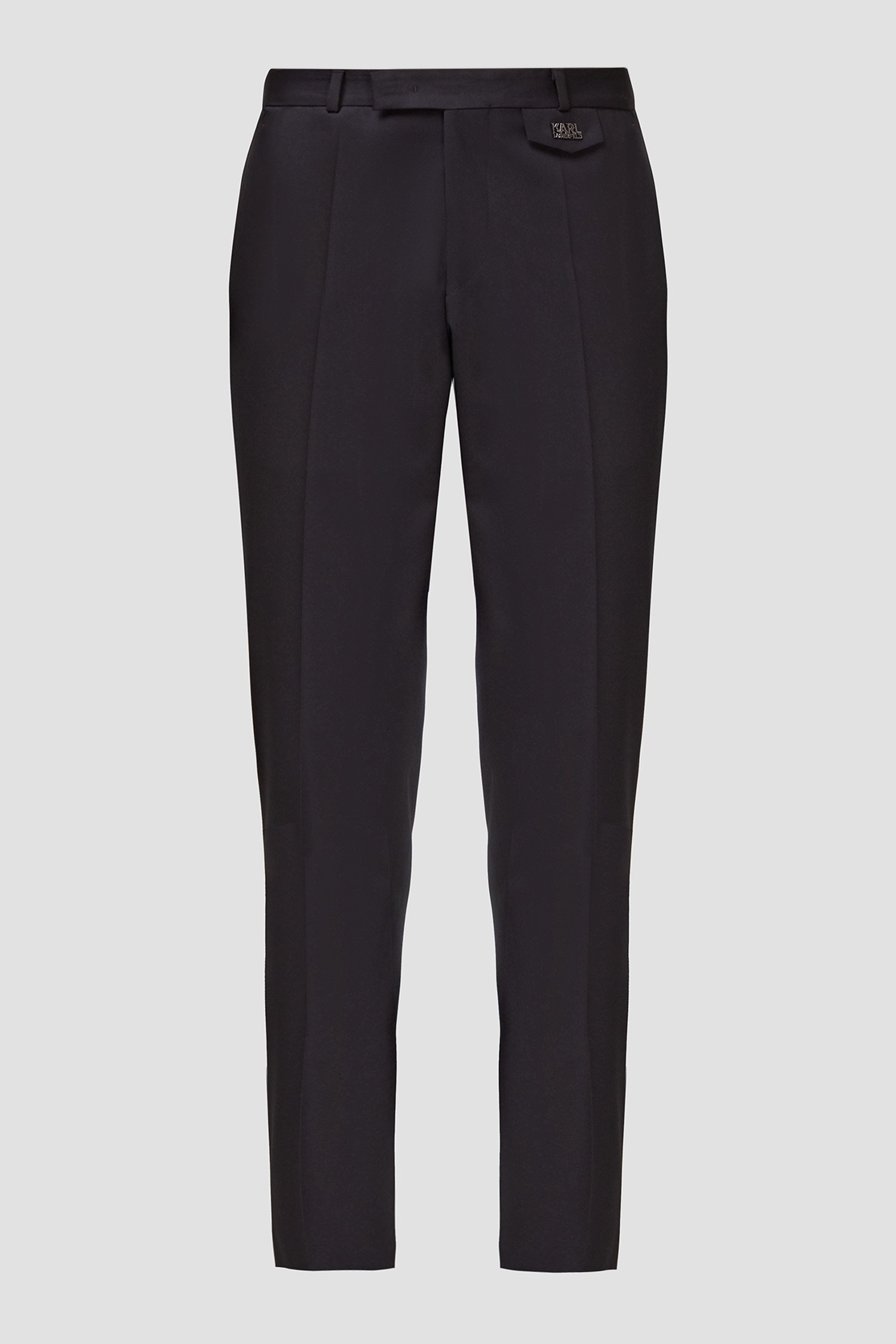 Чоловічі чорні вовняні брюки Karl Lagerfeld 512083.255054;990