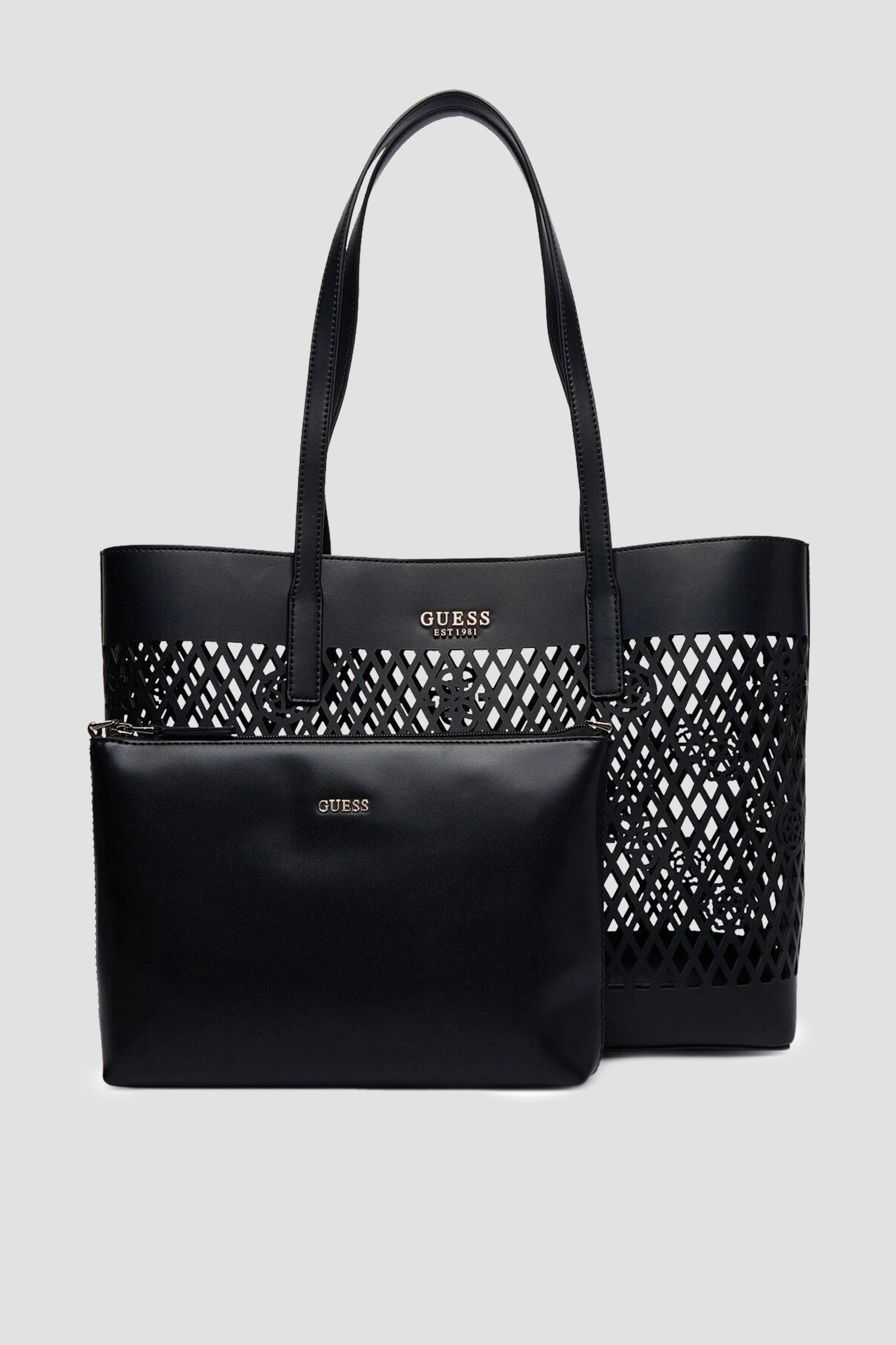 Женская черная сумка Guess HWPG99.11240;BLA