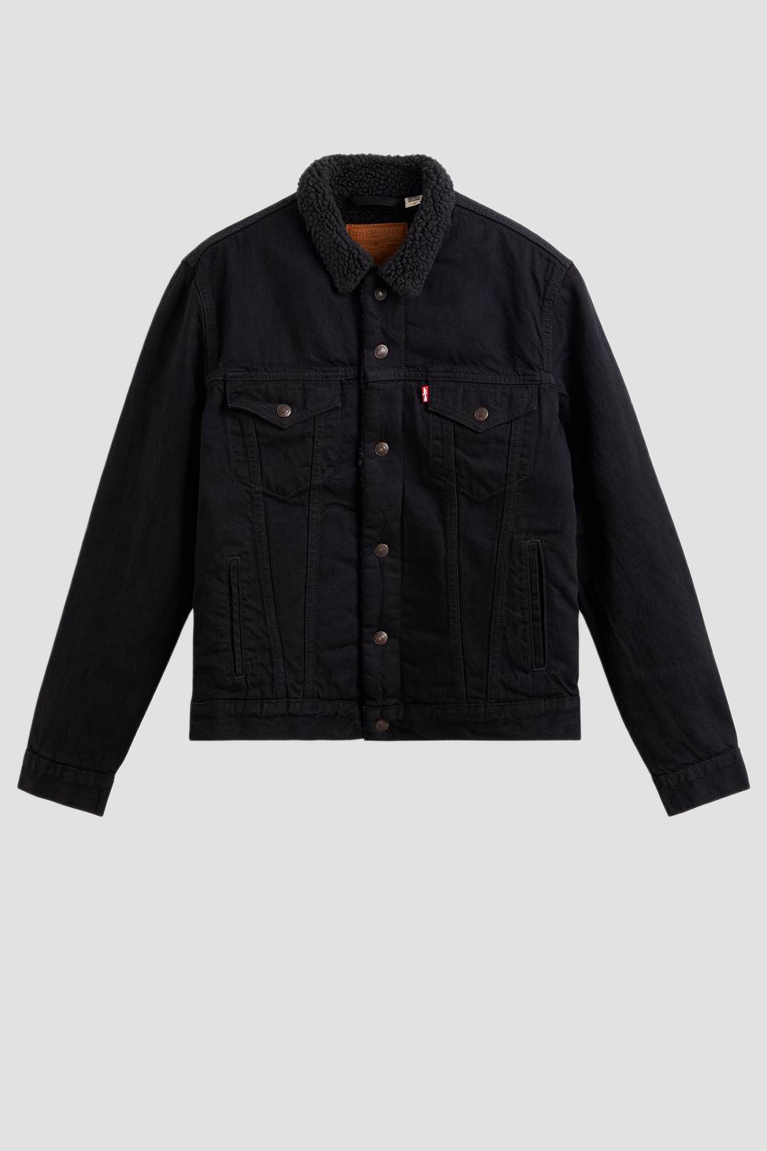 Мужская черная джинсовая куртка Levi's® 16365;0100 — Ultrashop