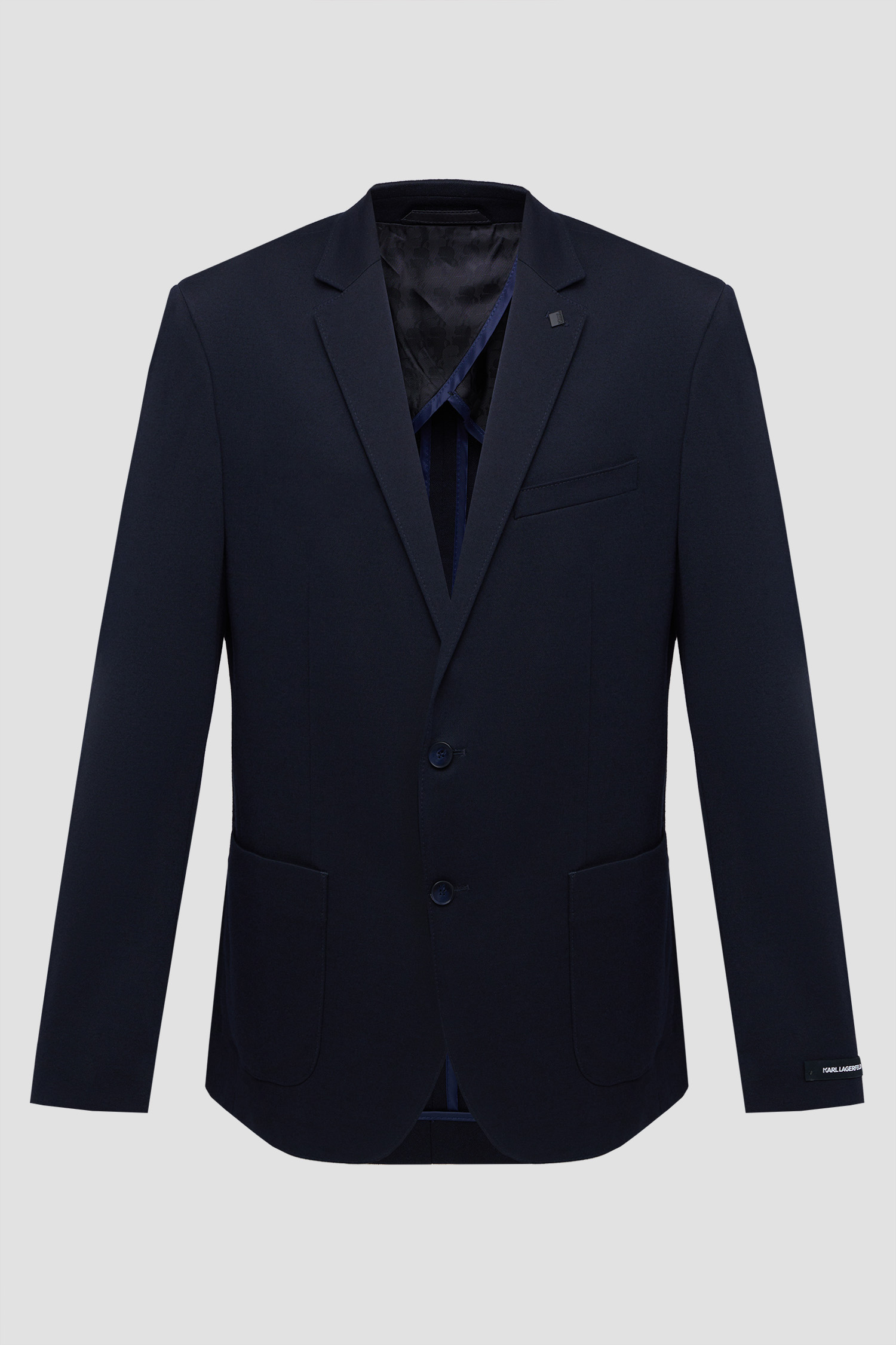 Мужской темно-синий блейзер Karl Lagerfeld 564007.155280;690
