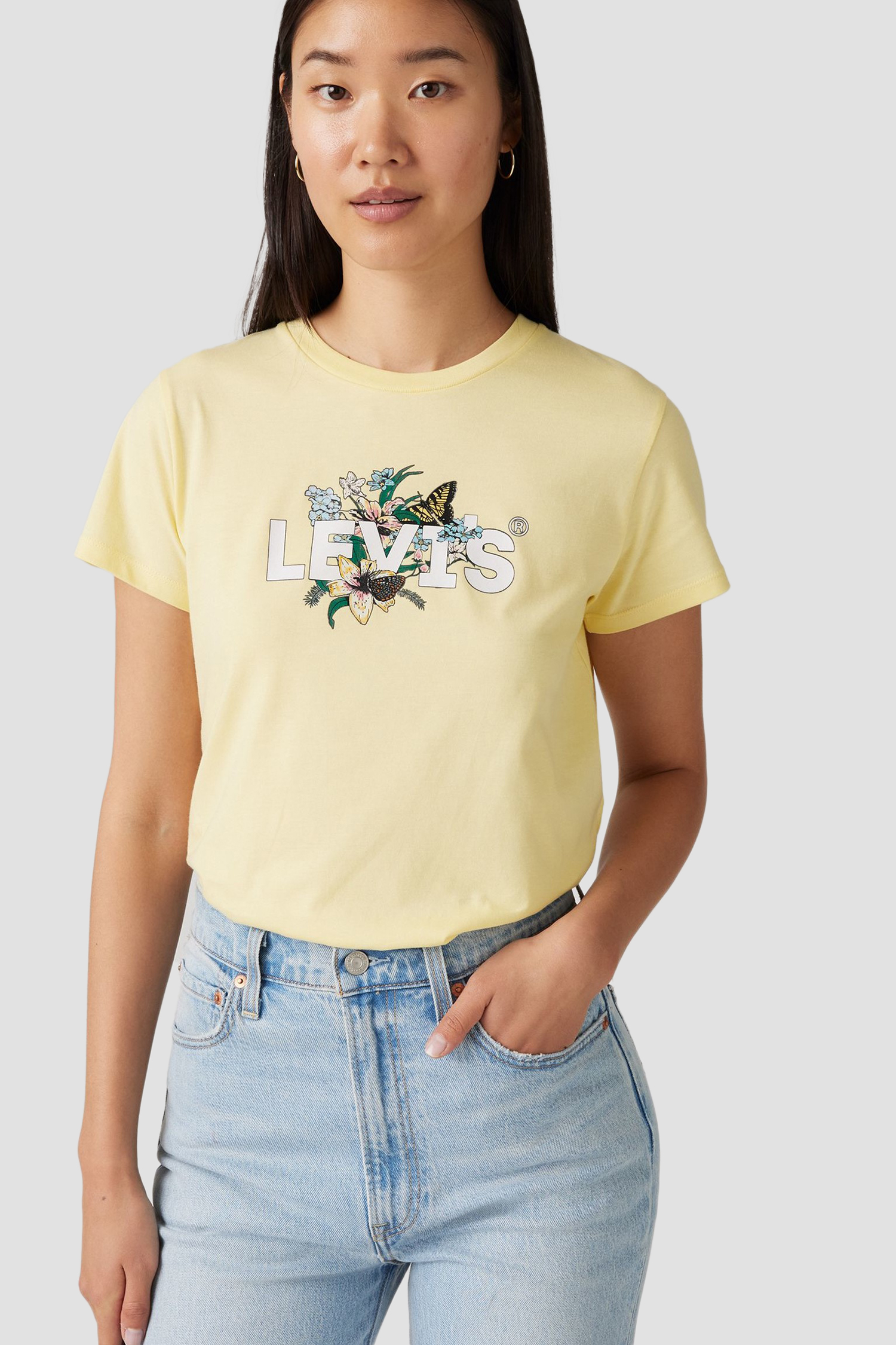 Женская желтая футболка Levi’s® 17369;3019
