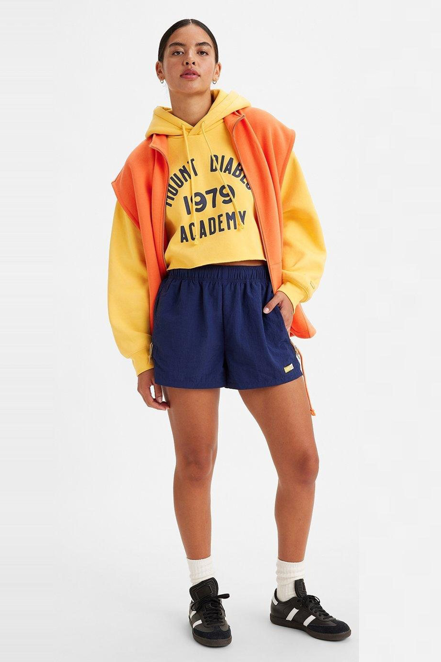 Женские темно-синие шорты Levi’s® A3749;0010