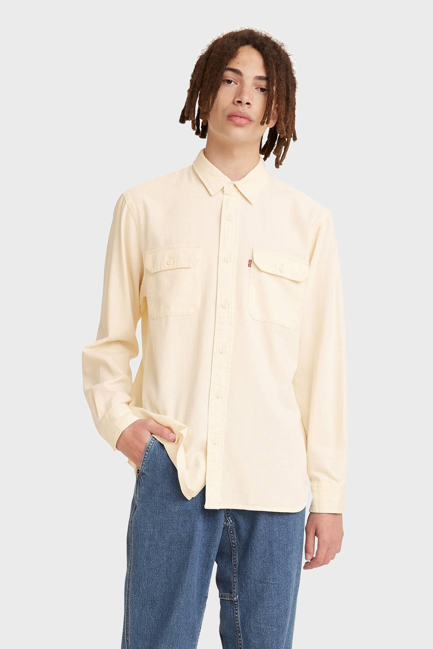 Мужская бежевая рубашка Levi’s® 19587;0170