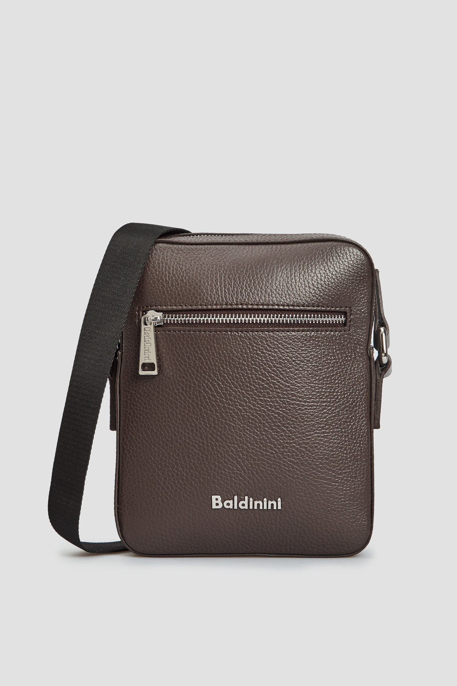 Коричневая кожаная сумка для парней Baldinini C2B001CERV;3000