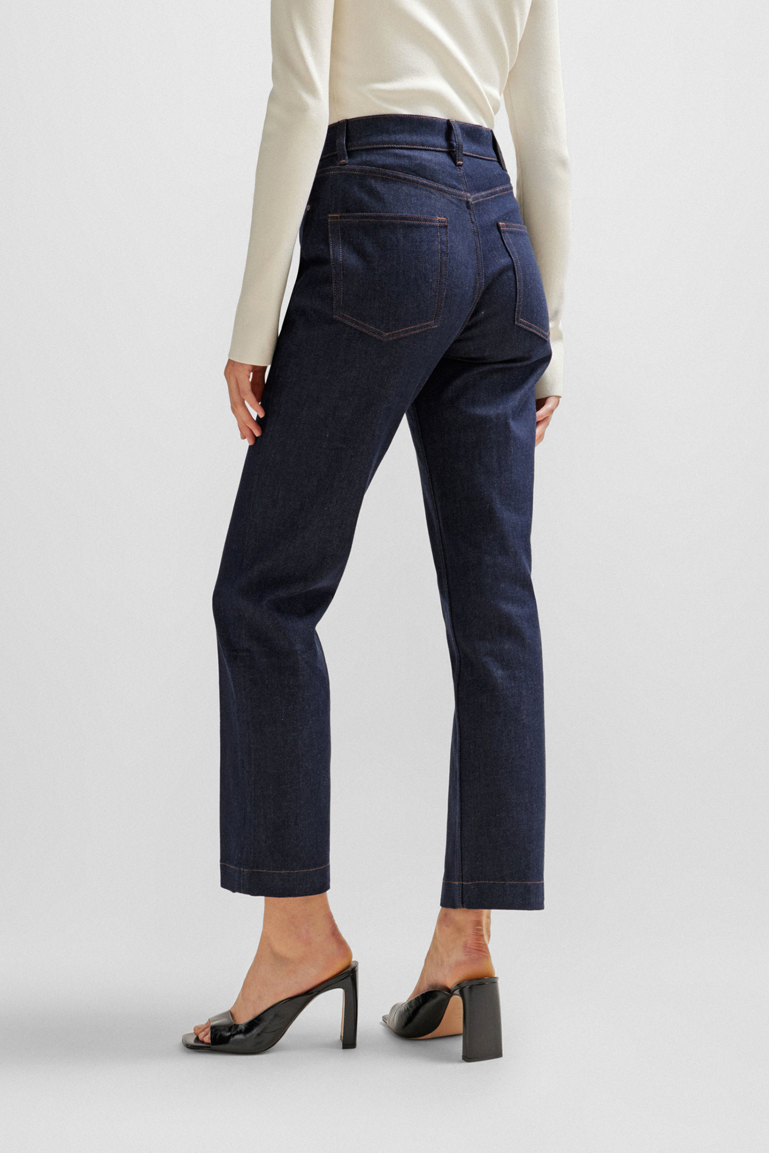 Женские темно-синие джинсы BOSS 50512523;400