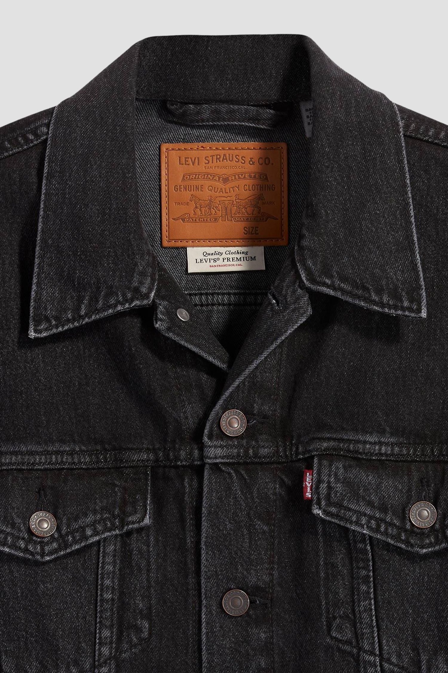 Чоловіча чорна джинсова куртка Levi’s® A5782;0000