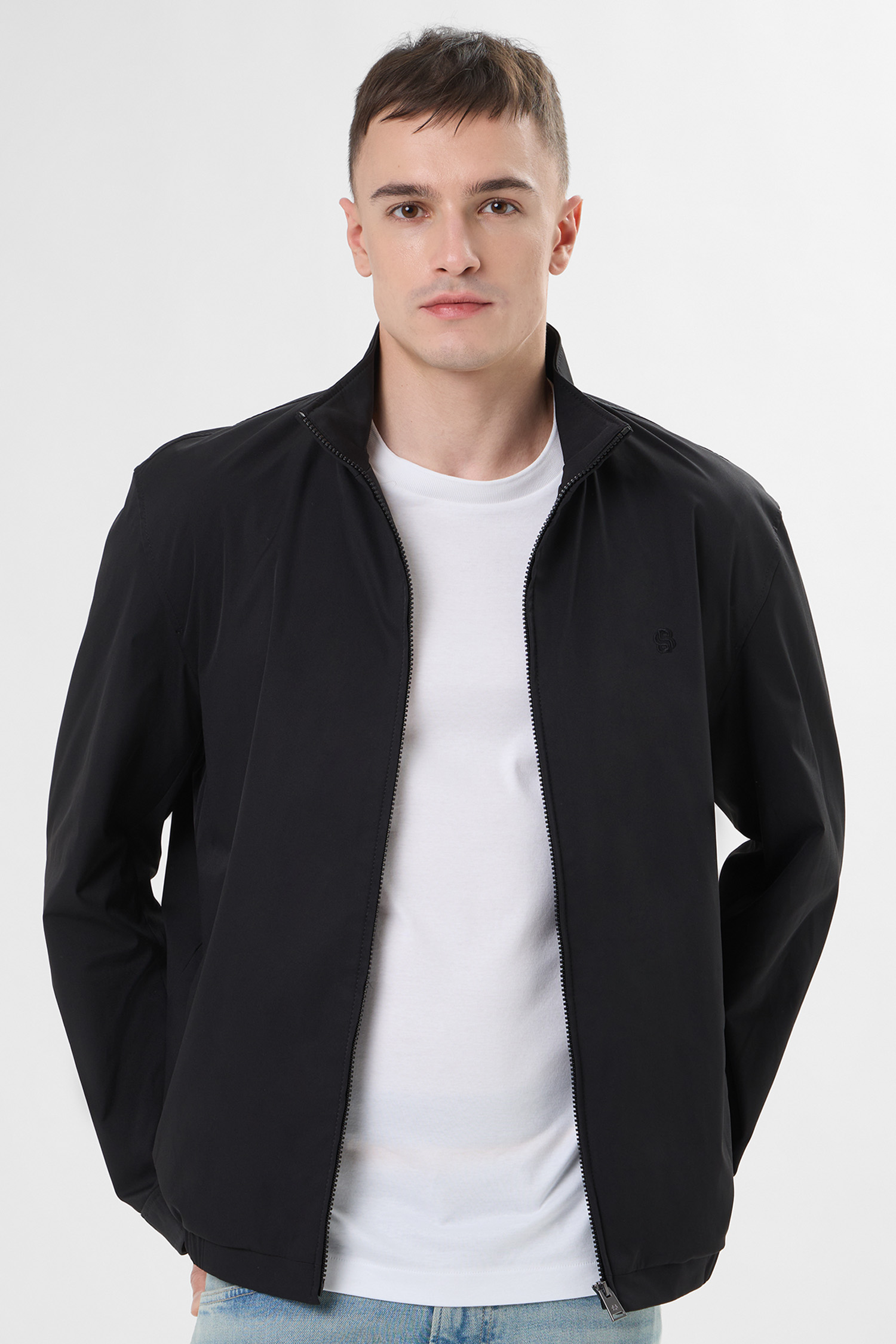 Чоловіча чорна куртка BOSS 50567690;001