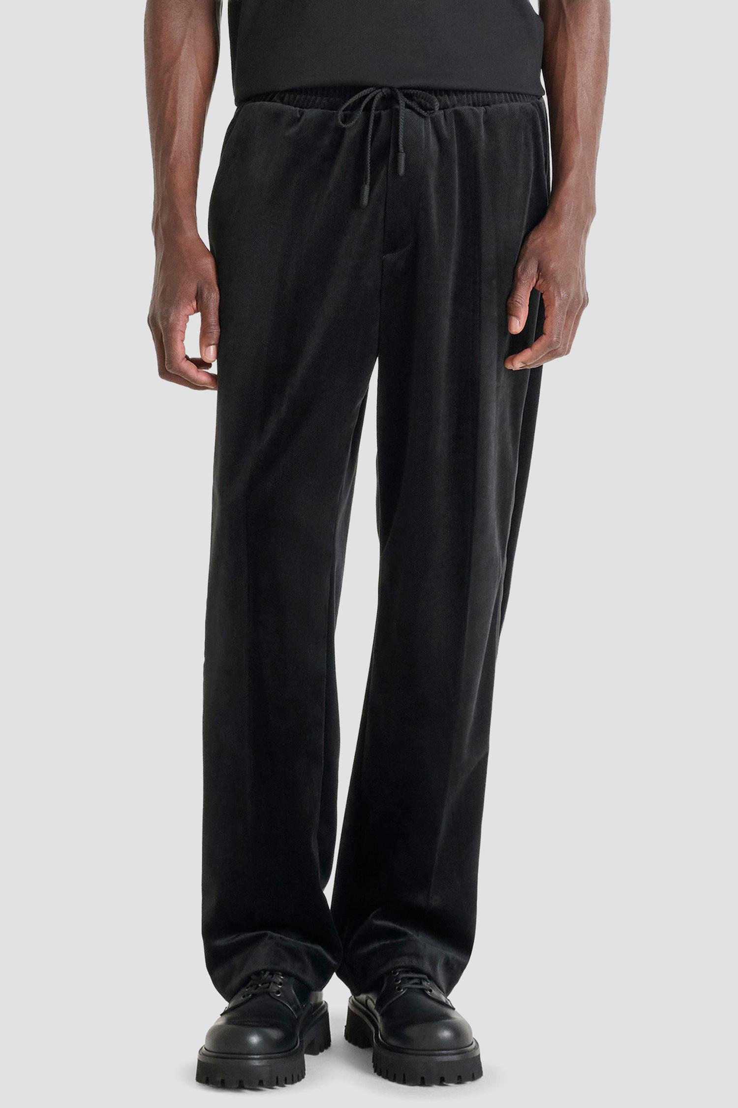 Чоловічі чорні вельветові спортивні штани Antony Morato MMFP00418.FA150228;9000