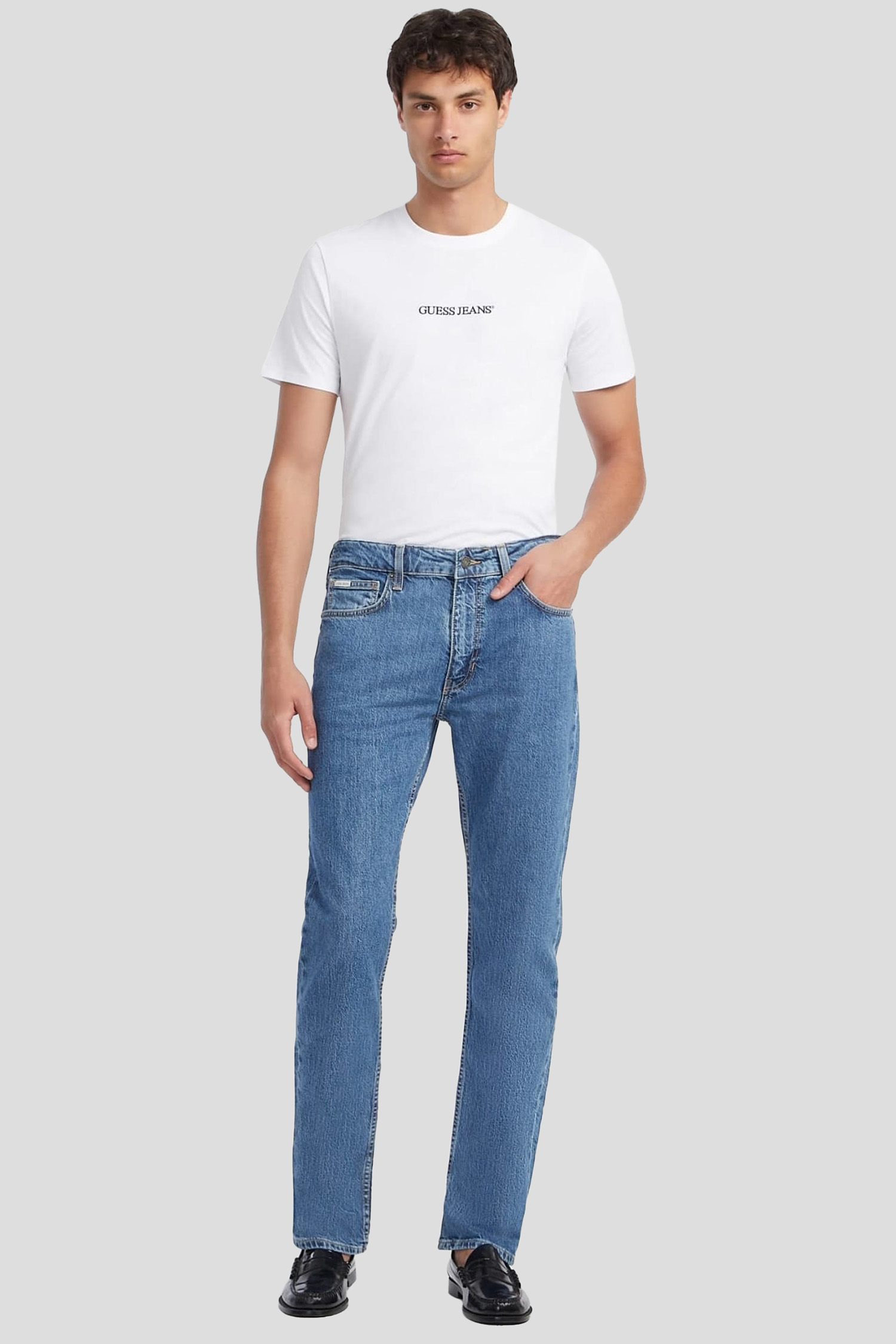 Мужские синие джинсы Guess Jeans M4YA1B.D5DO2;GAM1