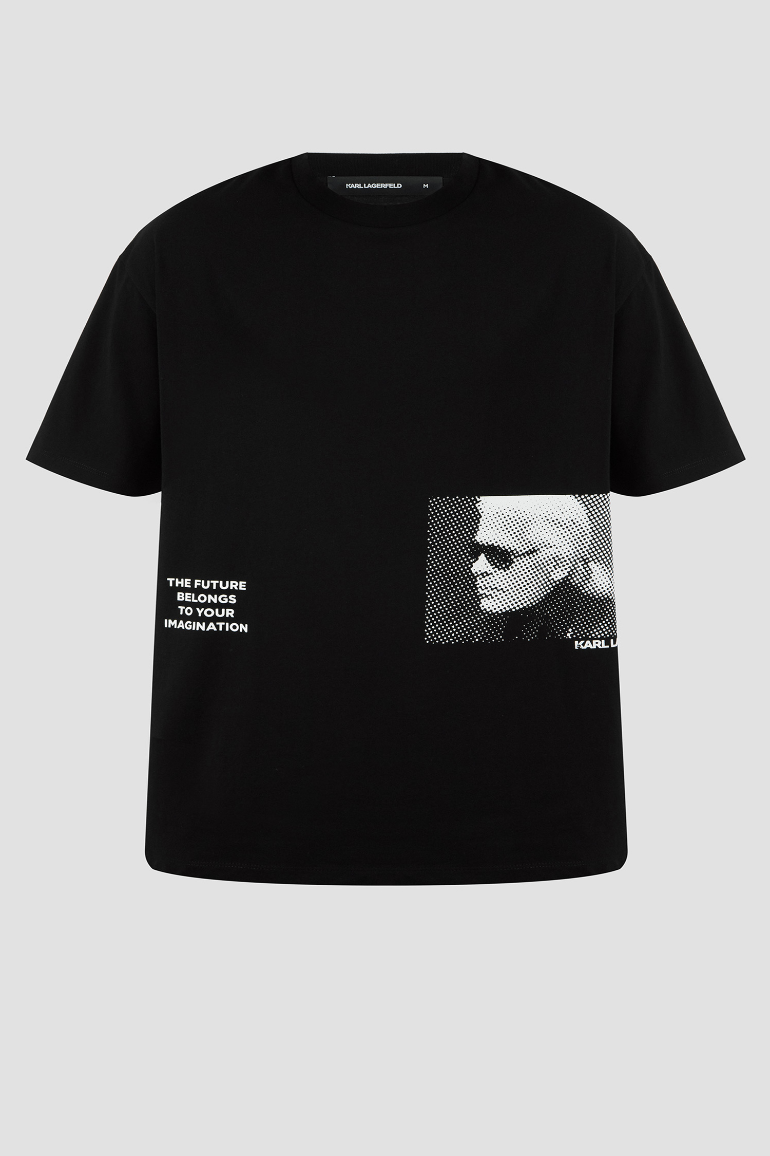 Мужская черная футболка Karl Lagerfeld 551225.755290;990
