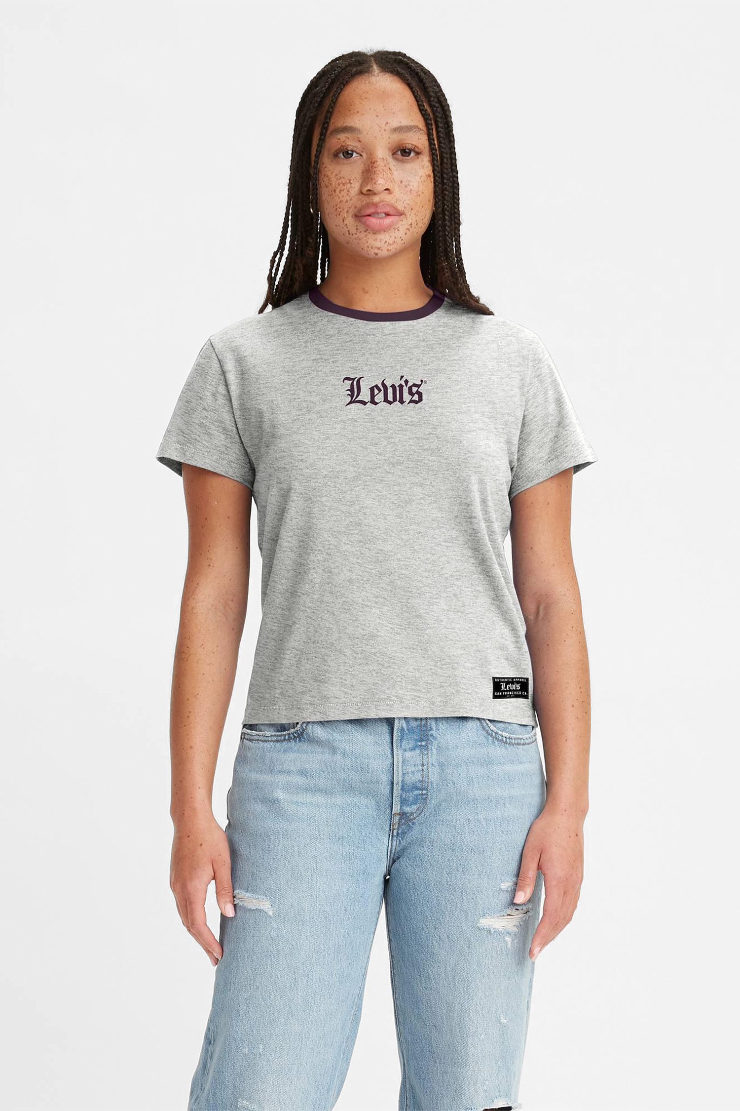 Женская серая футболка Levi’s® A2226;0044