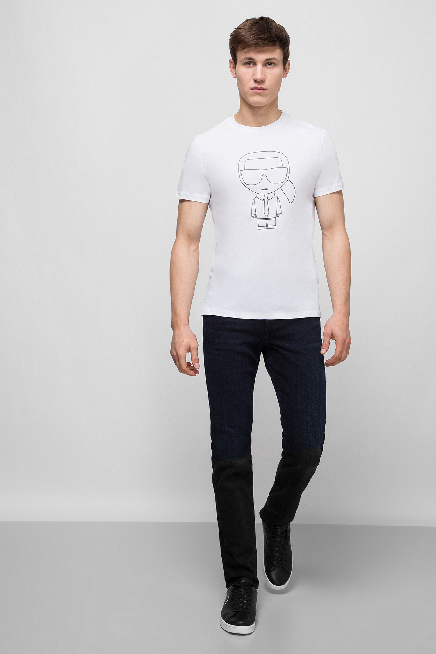 Мужская белая футболка Karl Lagerfeld 501220.755051;10