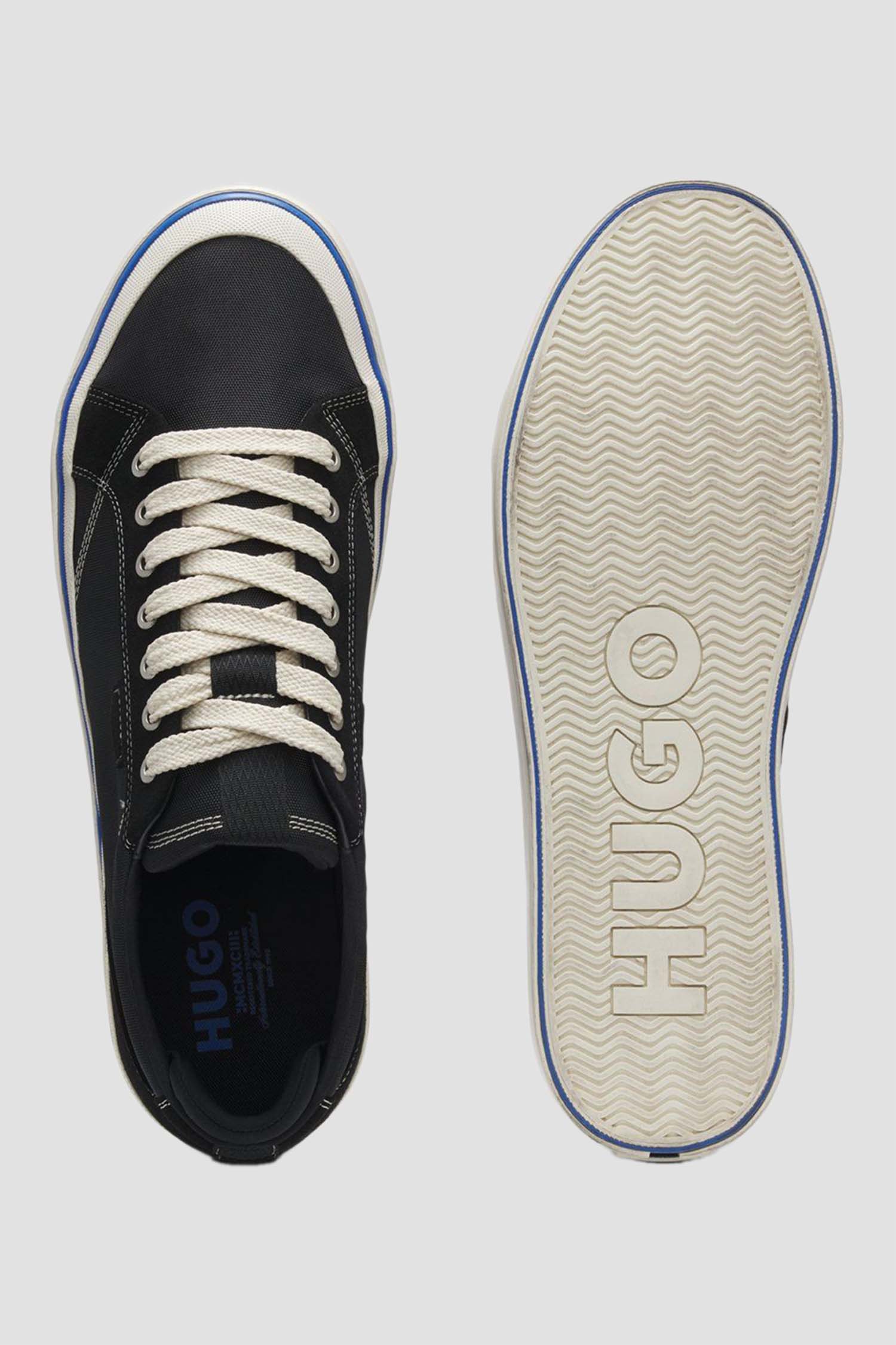 Мужские черные сникерсы HUGO BLUE 50558176;001