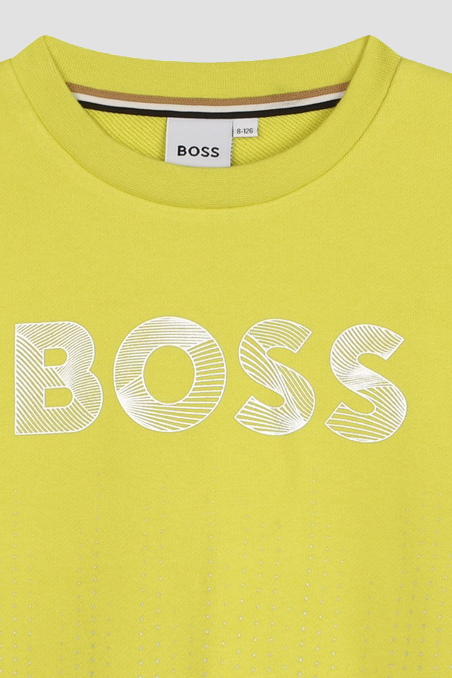 Дитячий жовтий світшот BOSS kids J50640;609