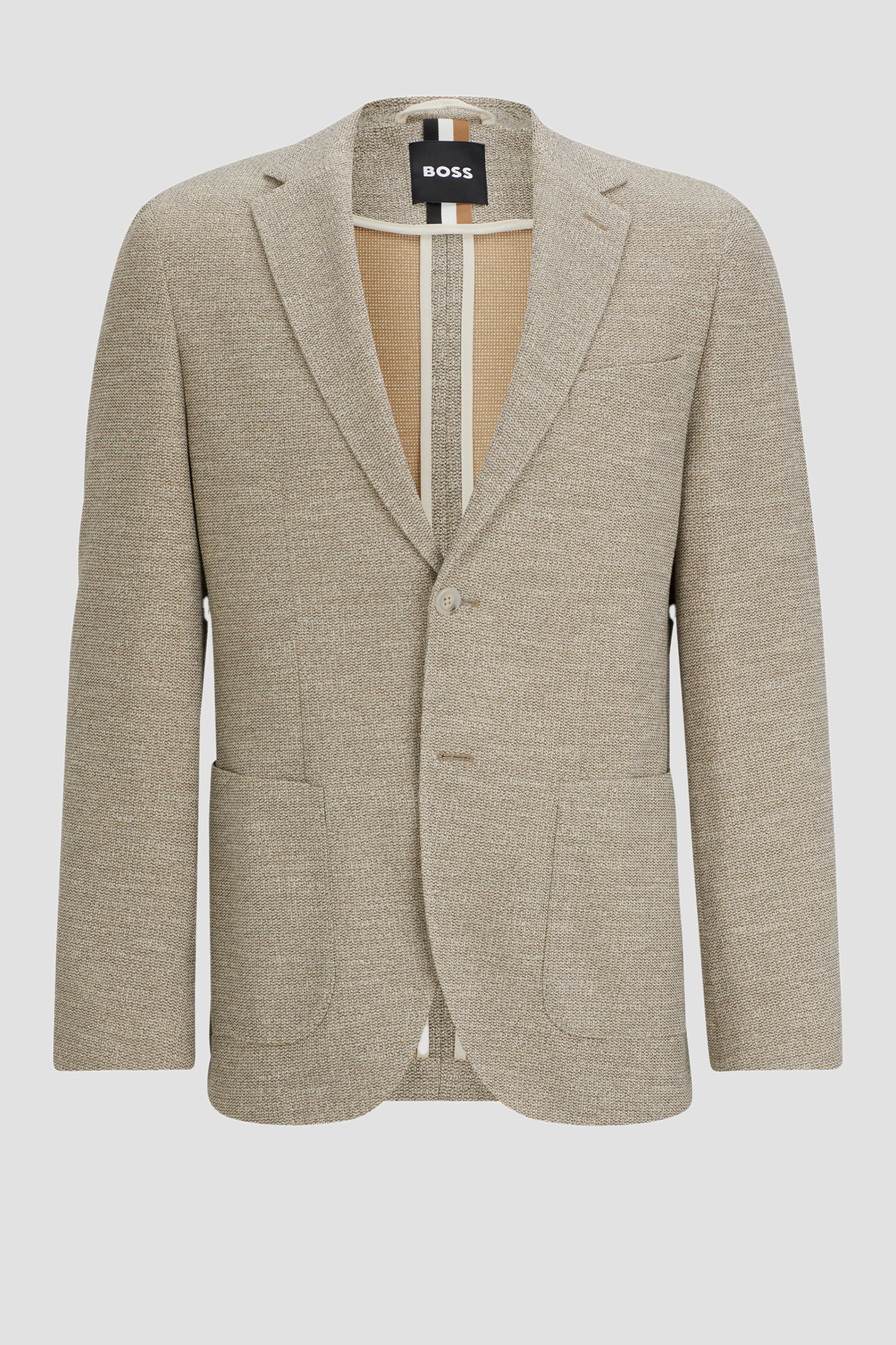 Чоловічий бежевий блейзер BOSS 50510546;271